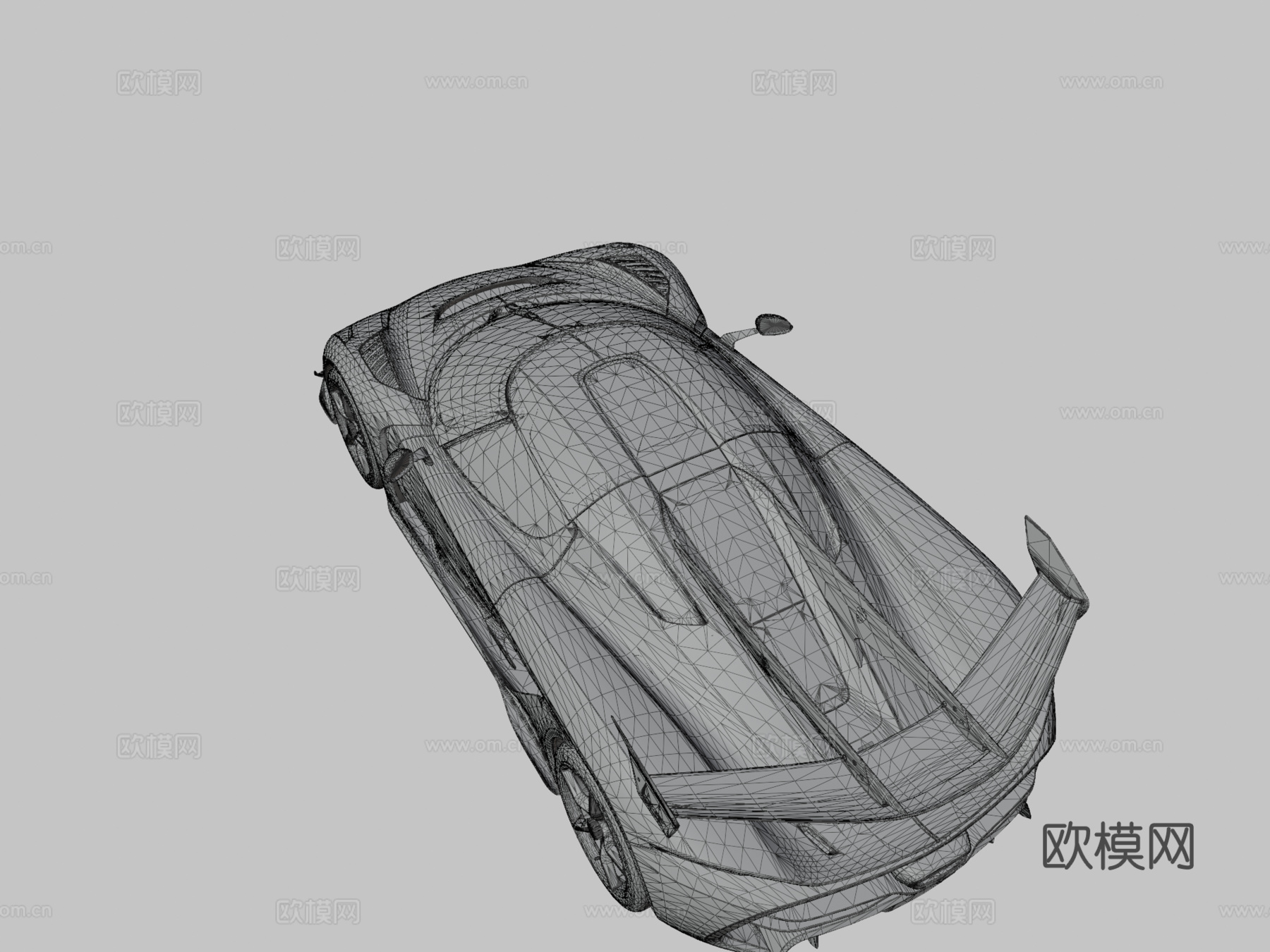 科尼赛克 Jesko 黑色 2020su模型