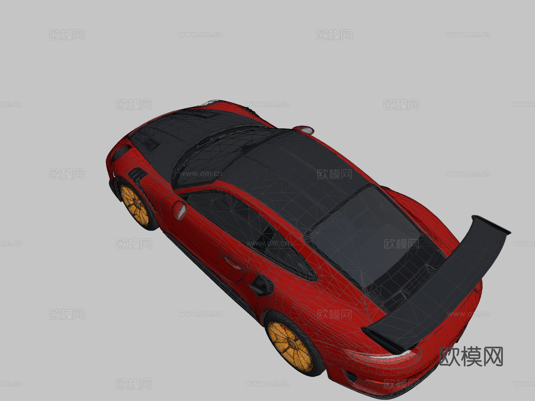 卡通 - 保时捷 911 GT3 RS 2018su模型