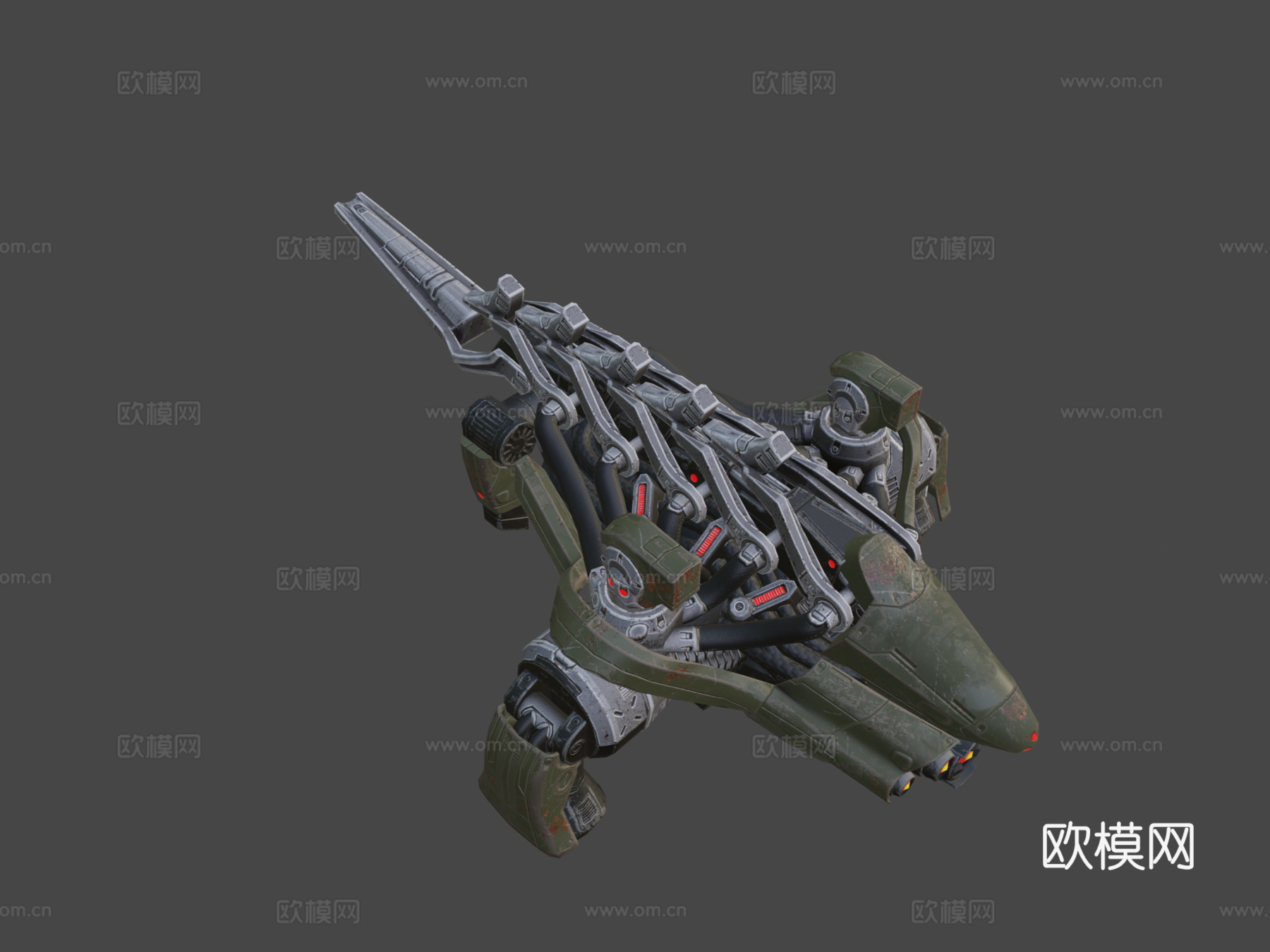 赛博无人机su模型