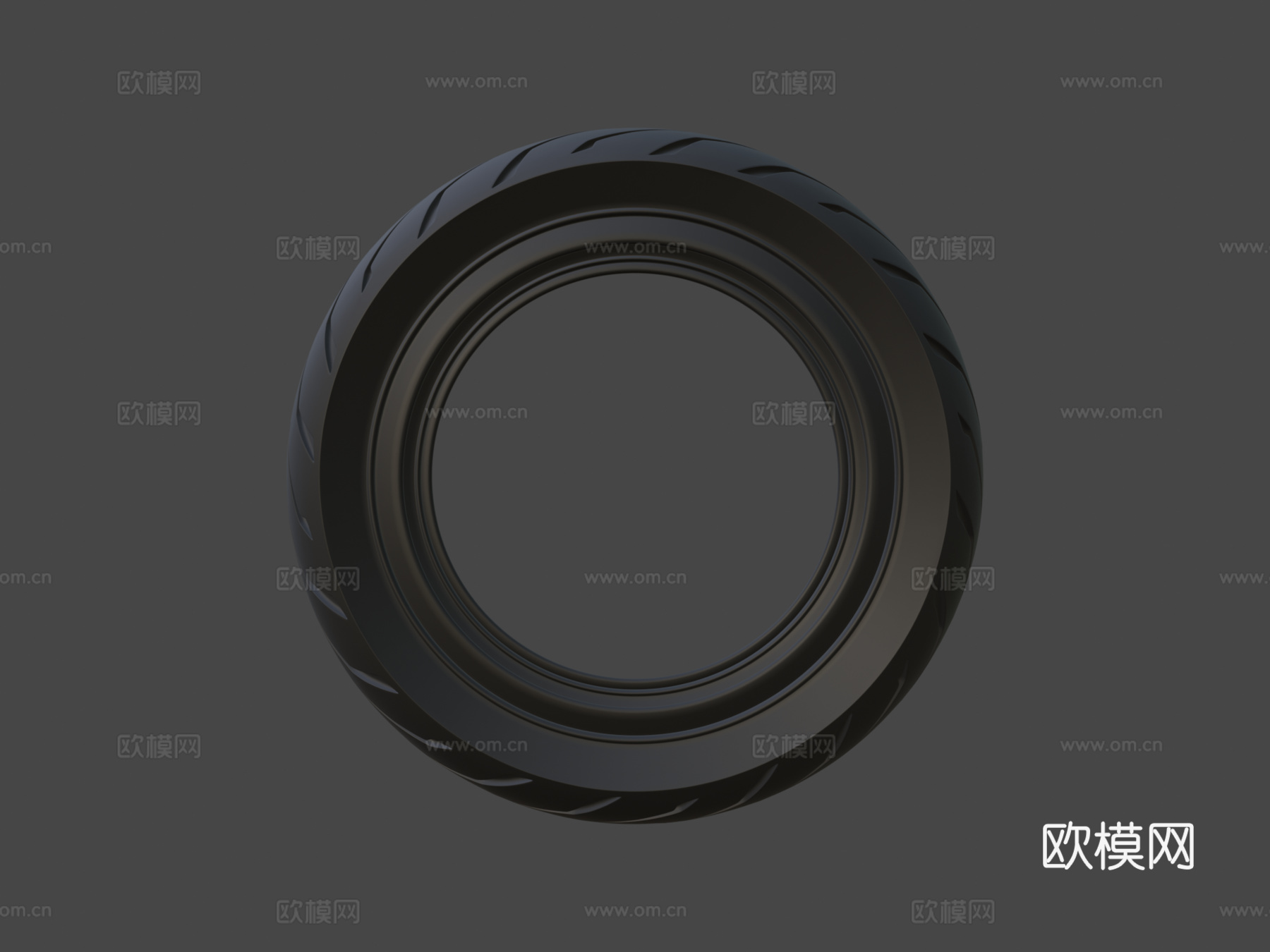 运动摩托车轮胎su模型