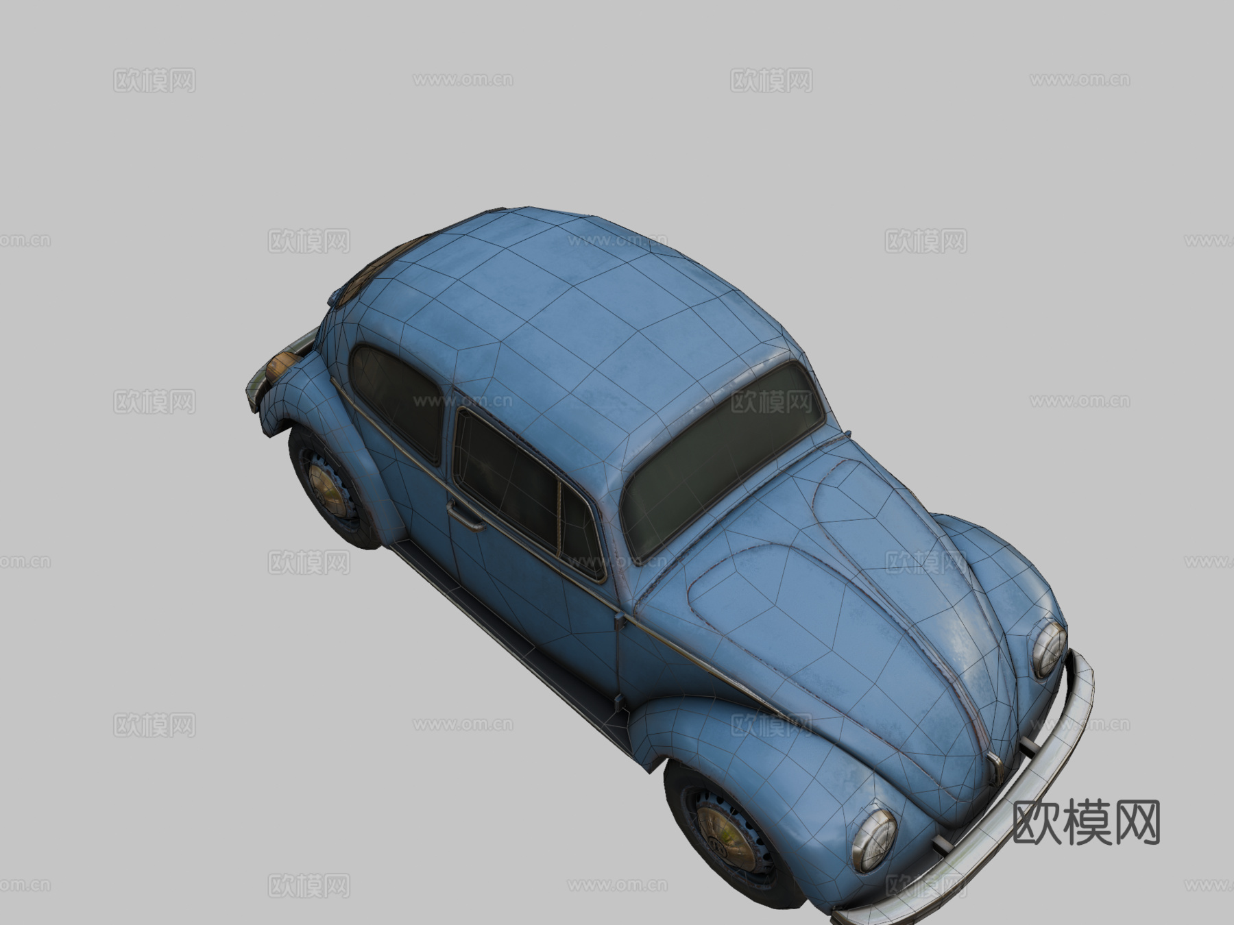 大众甲壳虫su模型