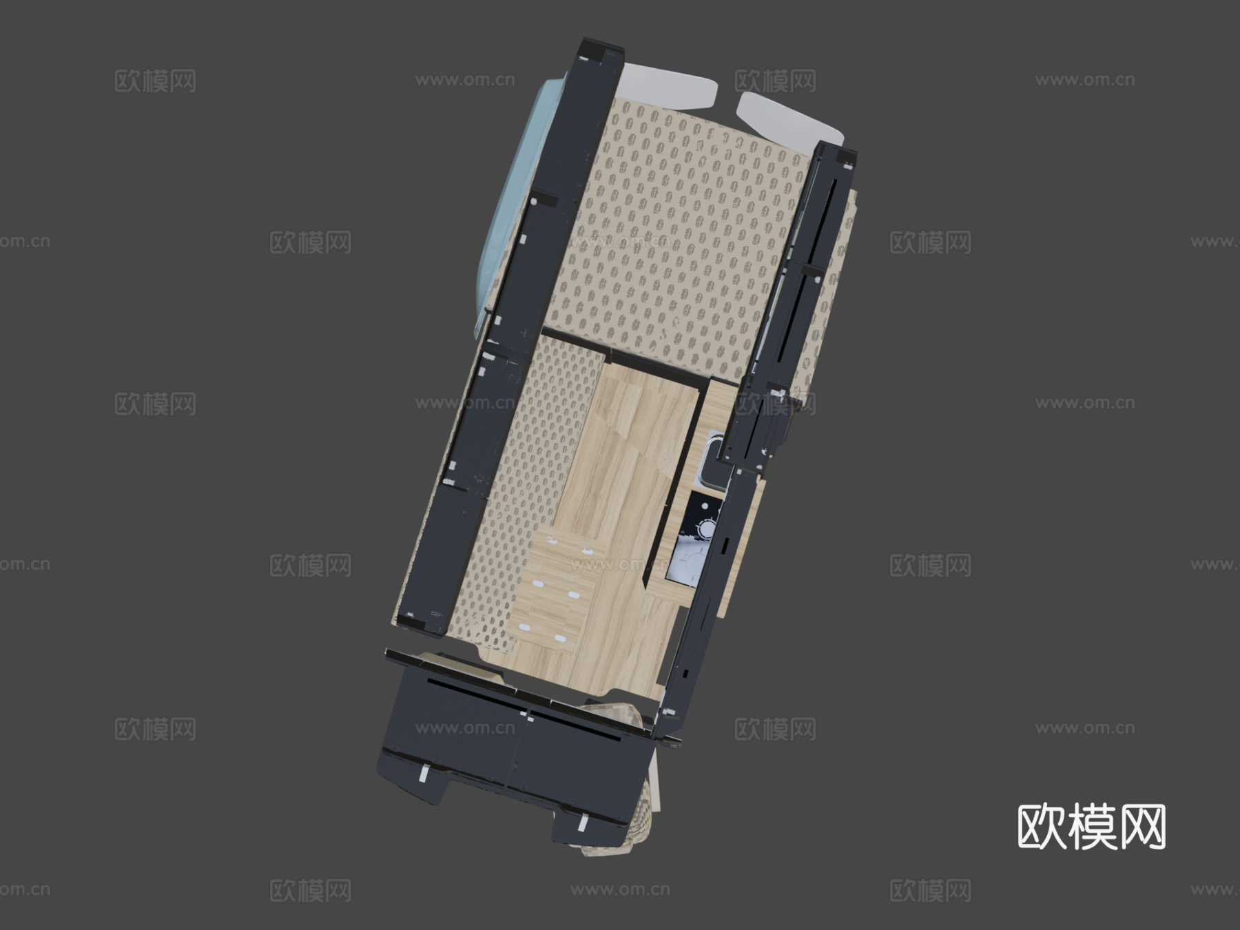 设计6 - 克拉夫特露营车进化设计su模型