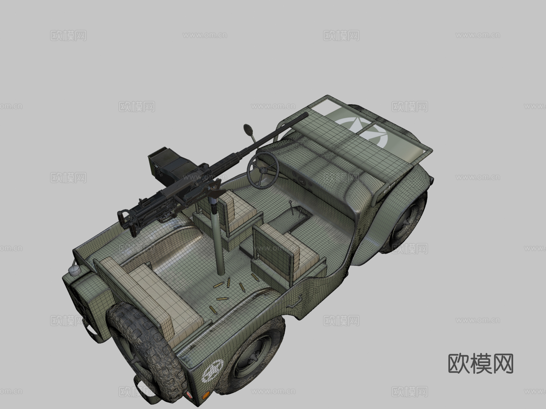 威利斯吉普美国陆军su模型