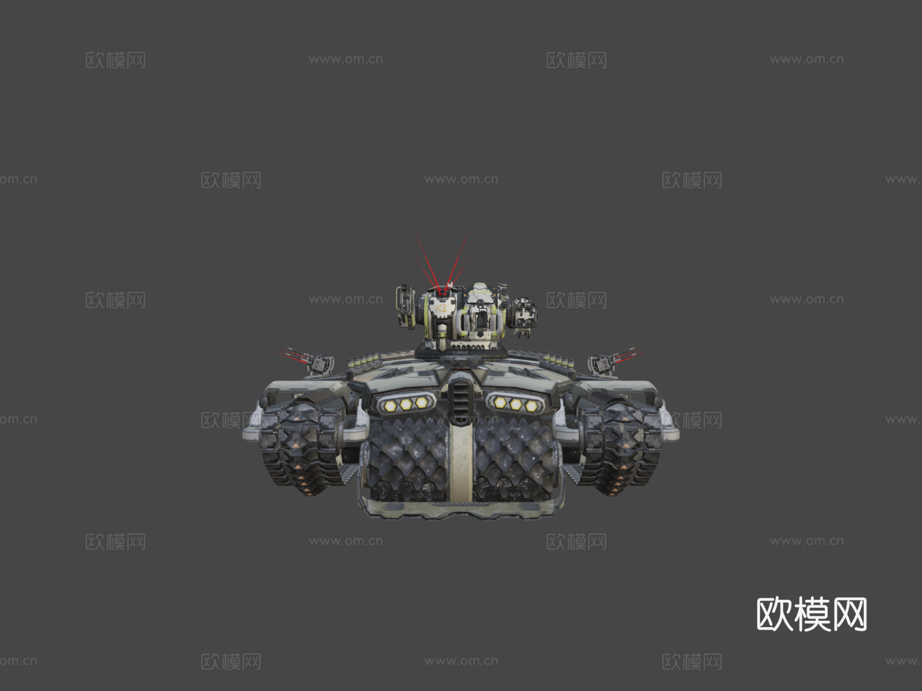 DEDUS 坦克su模型