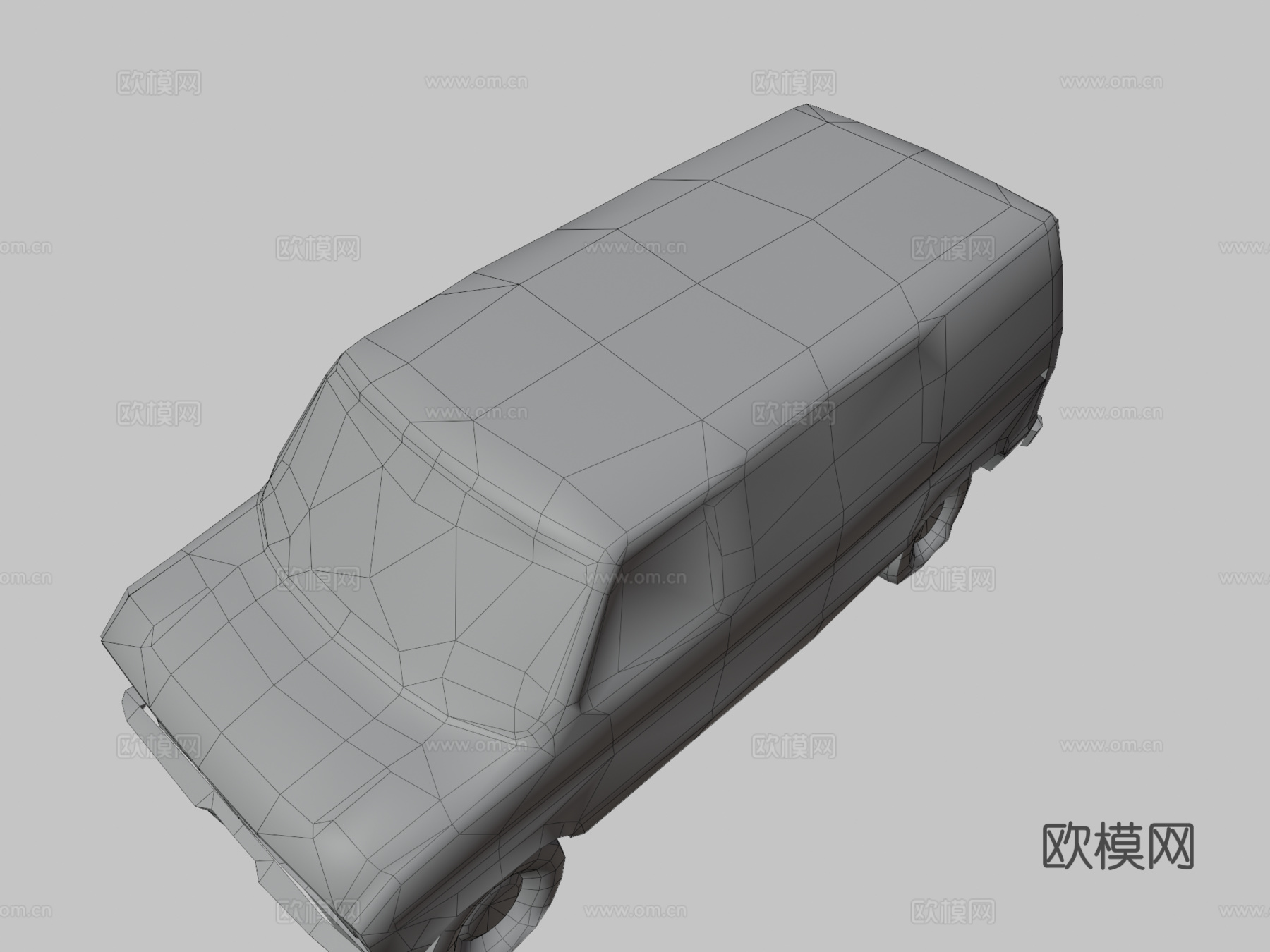 旧货车-涂鸦挑战（Sketchfab）su模型