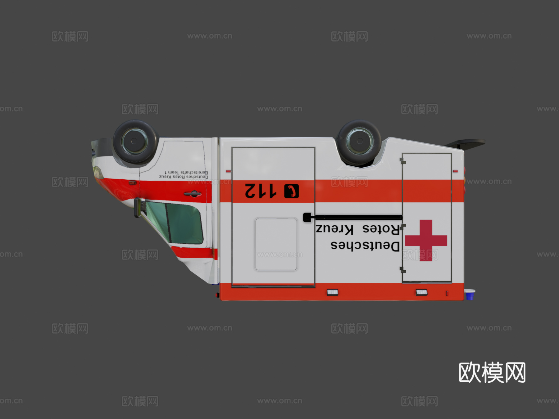 救援车 - 救护车 - 救护车su模型