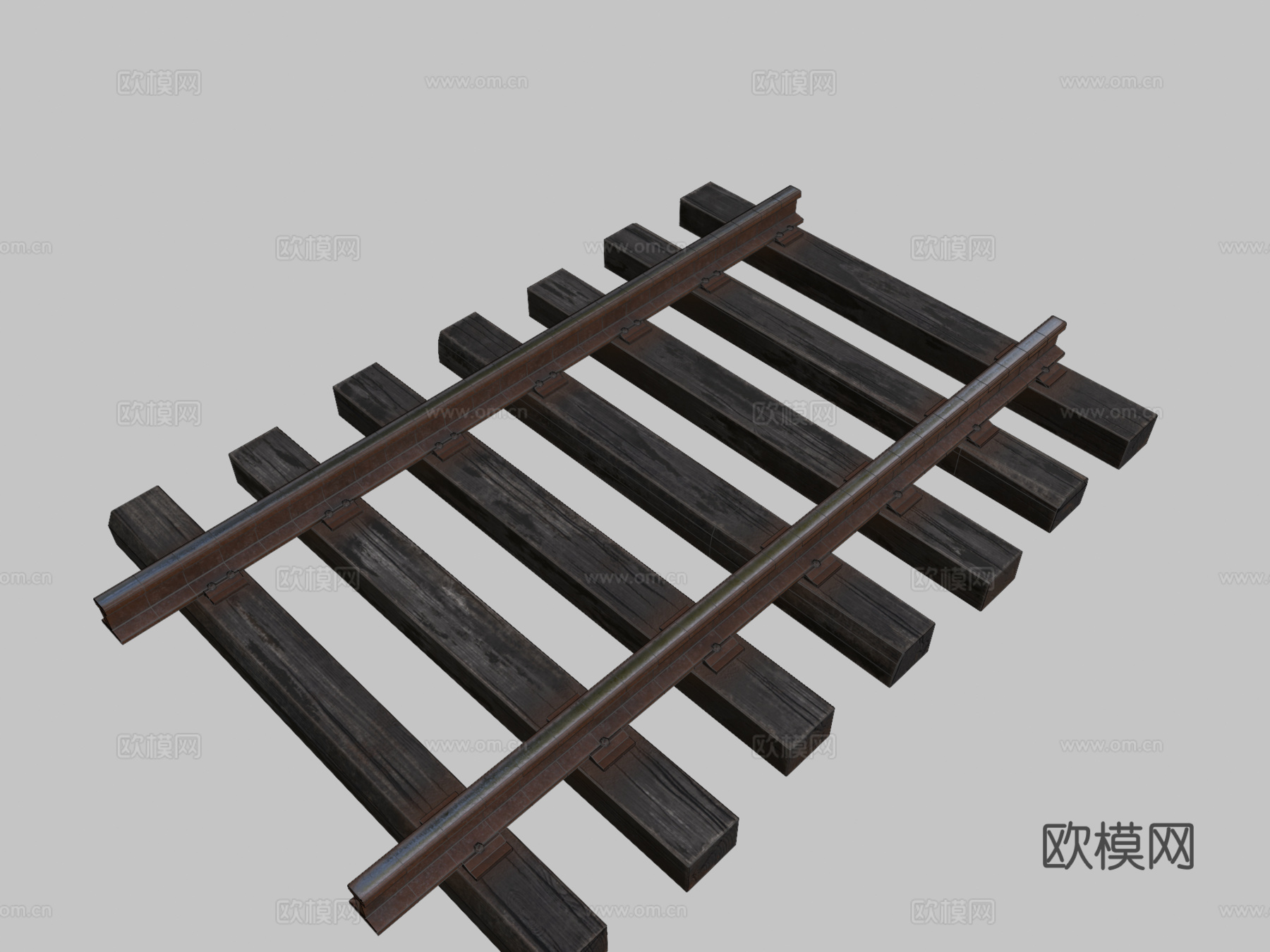 模块化铁路区段第一部分[衍生品]su模型su模型