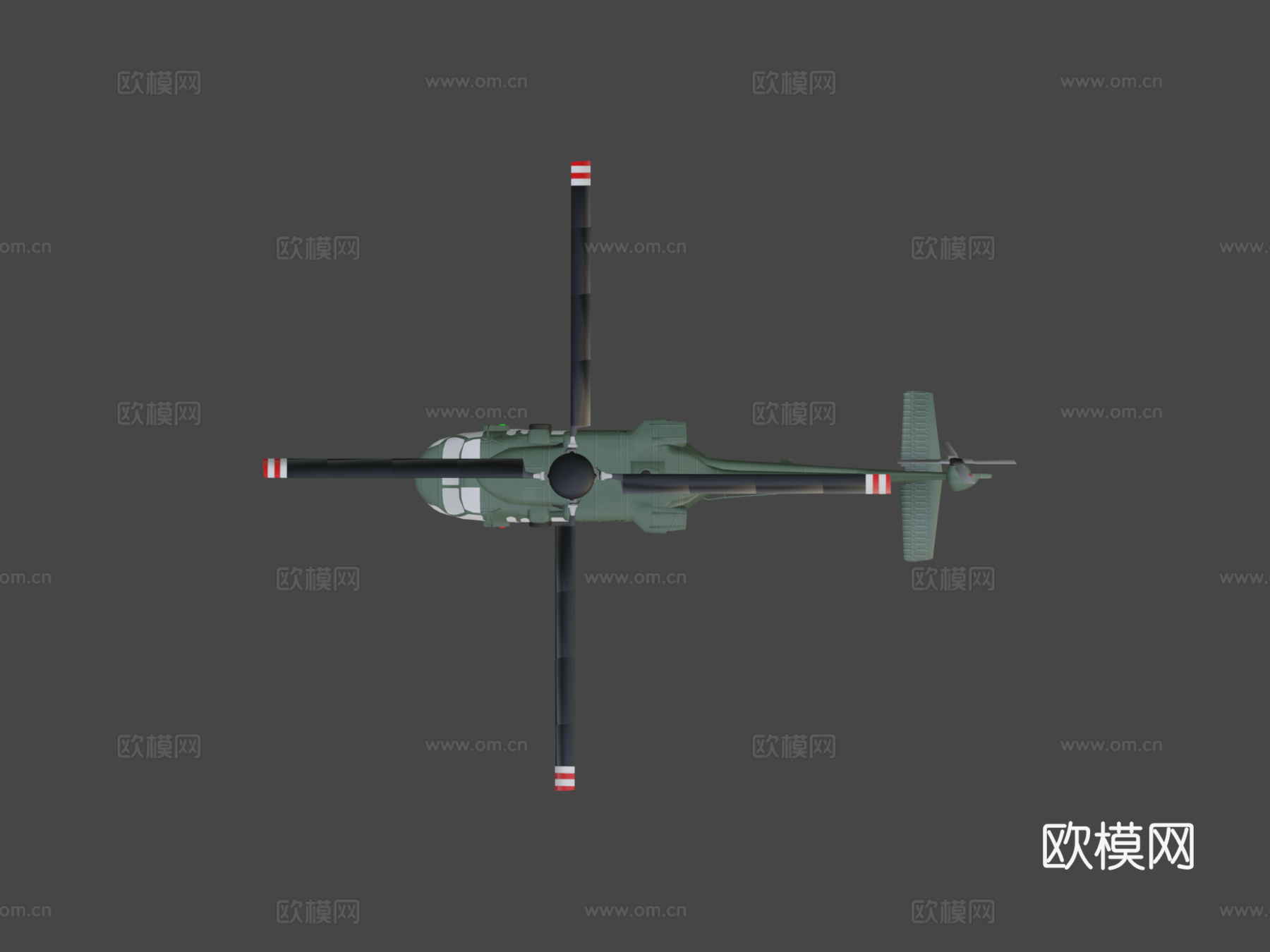 西科斯基UH-60黑鹰直升机su模型