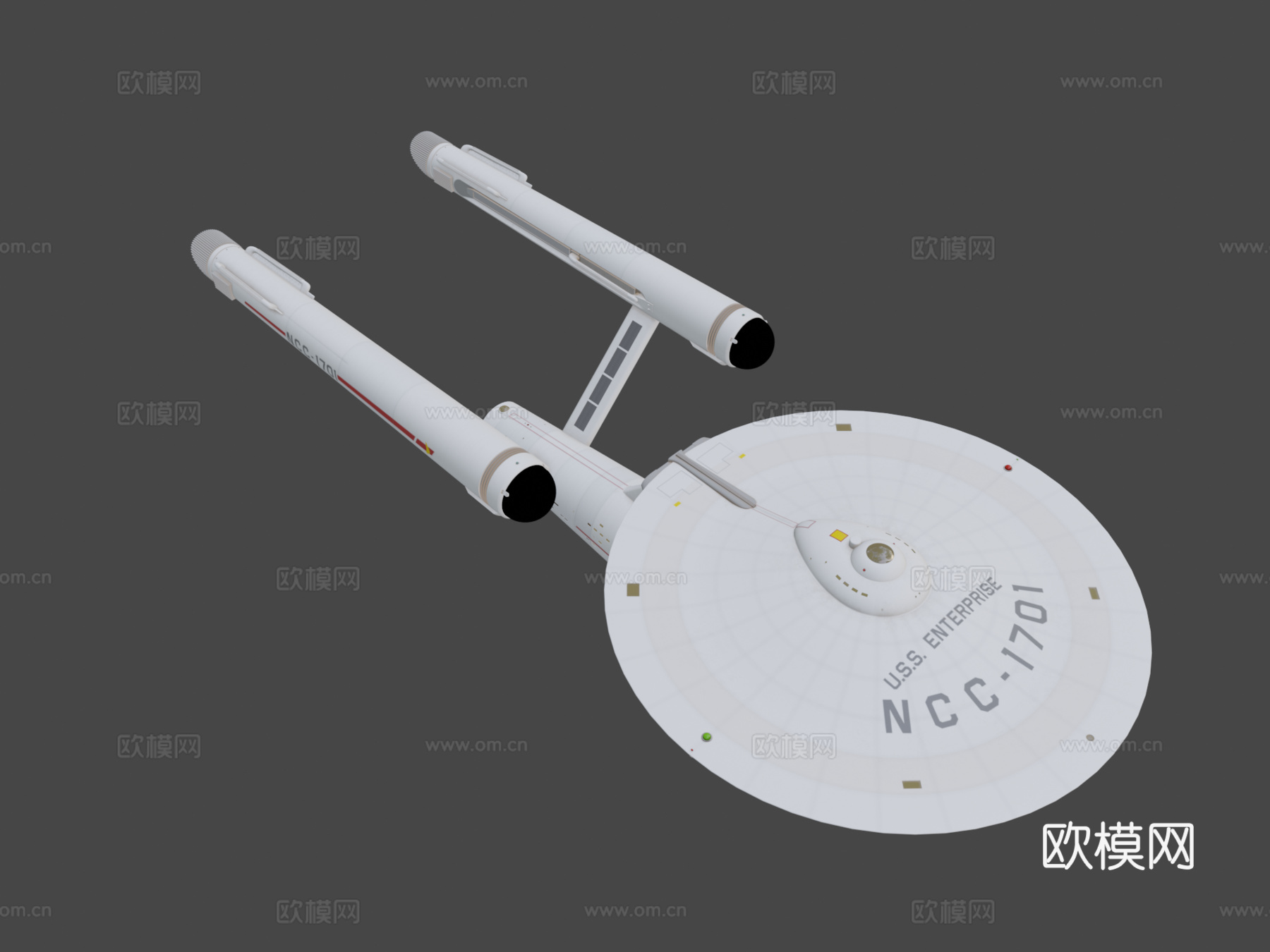 NCC-1701企业号星舰su模型