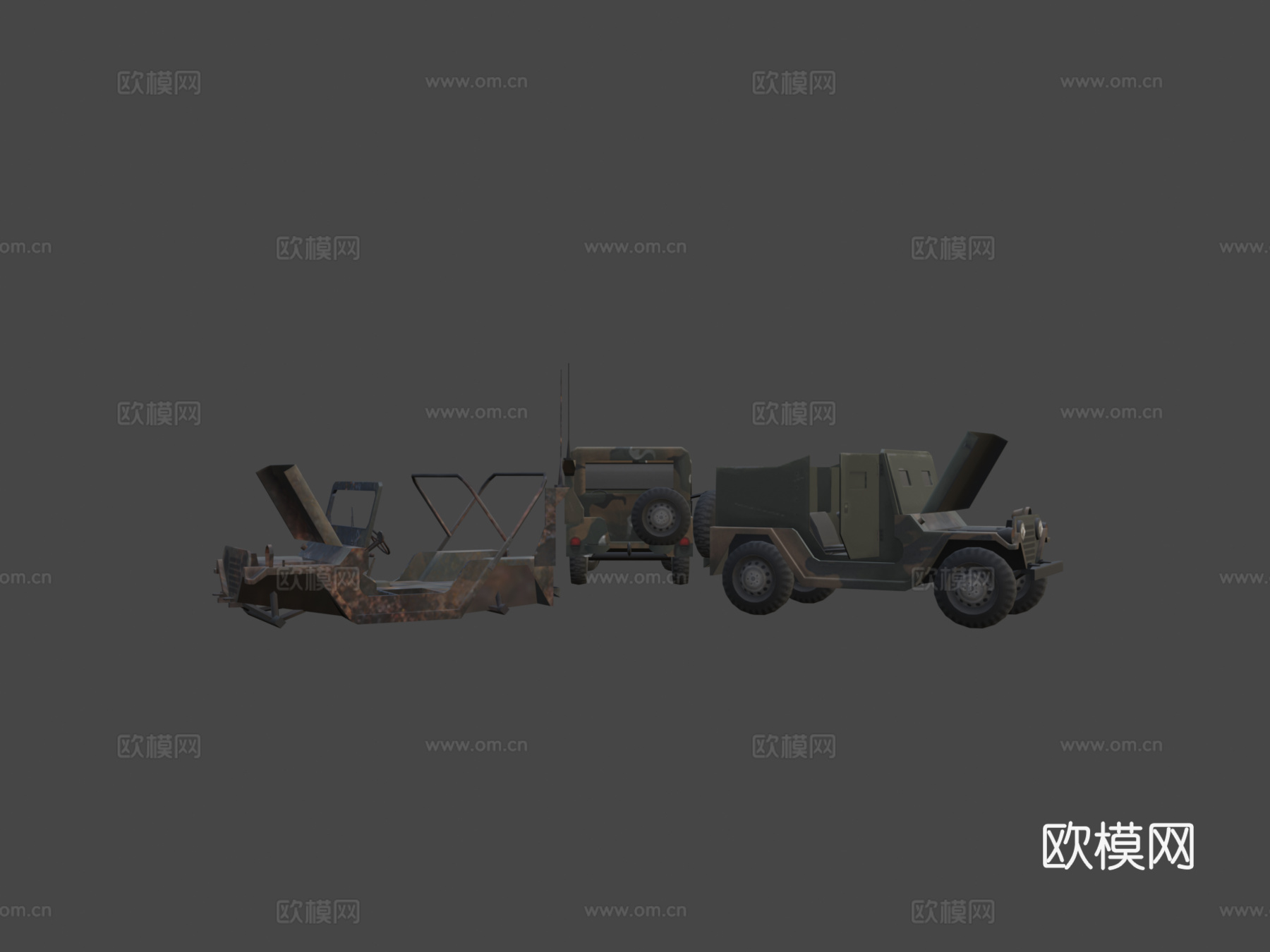 '74 AM通用M151A2 MUTTsu模型