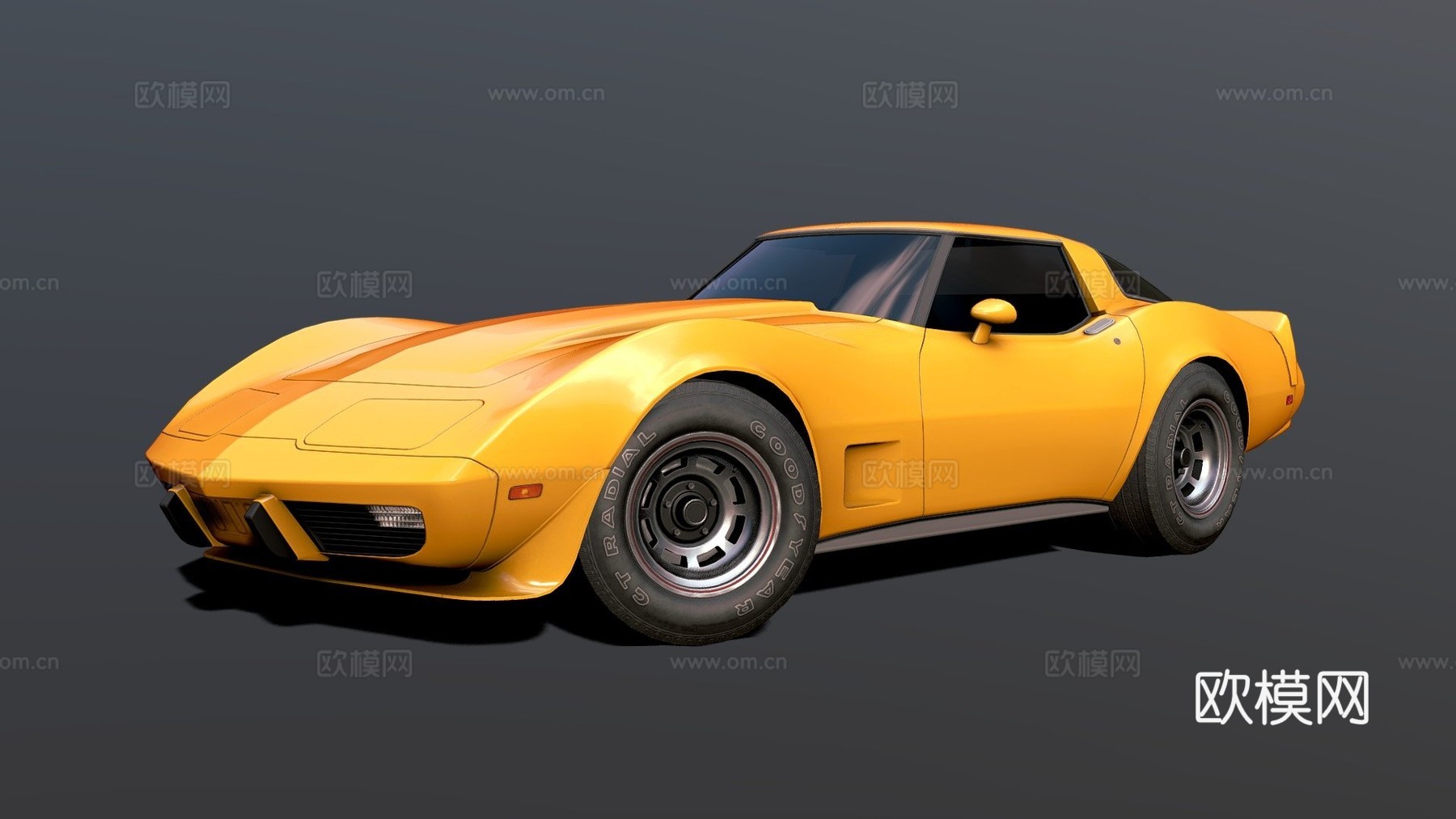 雪佛兰科尔维特 1978su模型