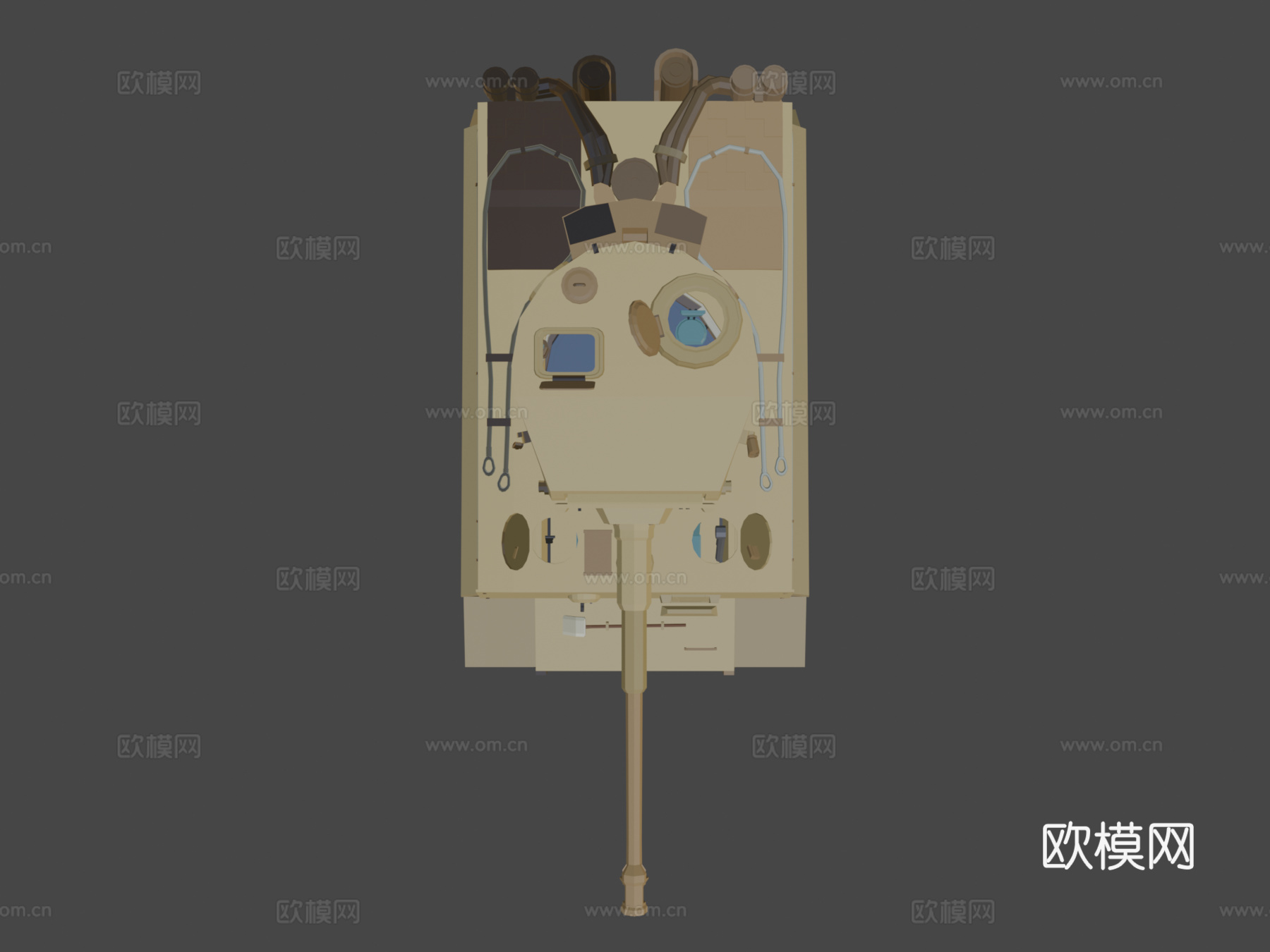 Pz6虎式1型坦克-内部su模型