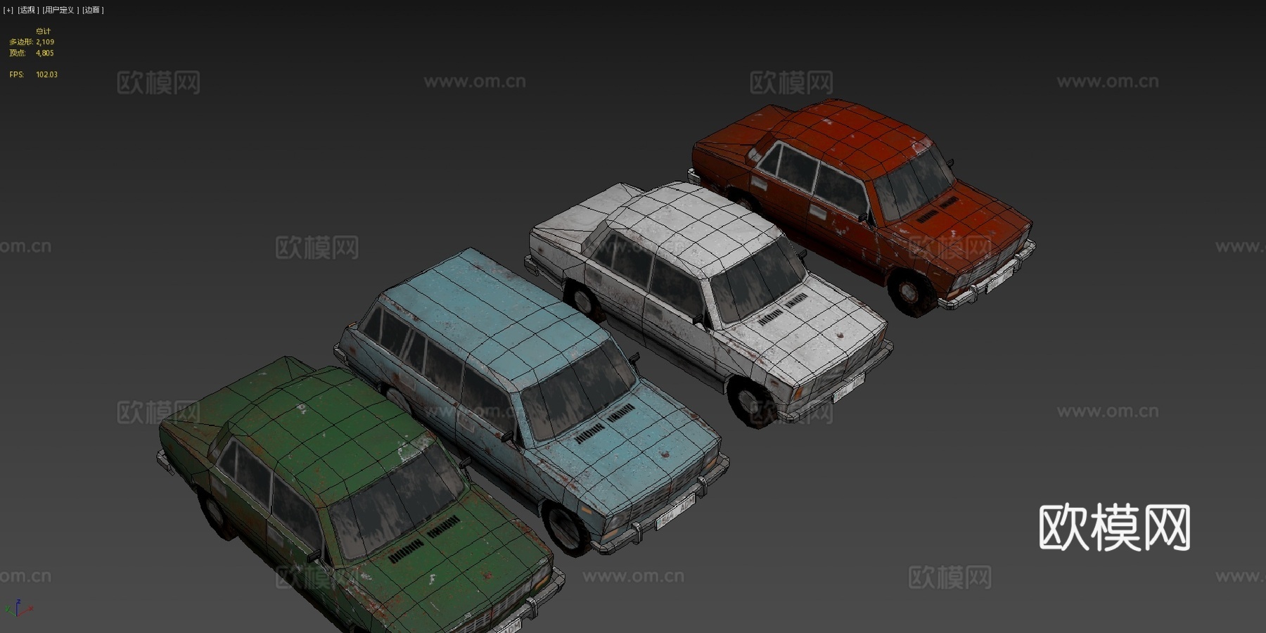 日古利苏联汽车su模型