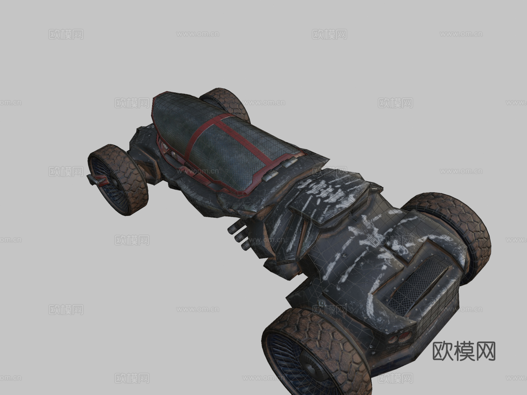 Substance未来主义后启示录汽车su模型