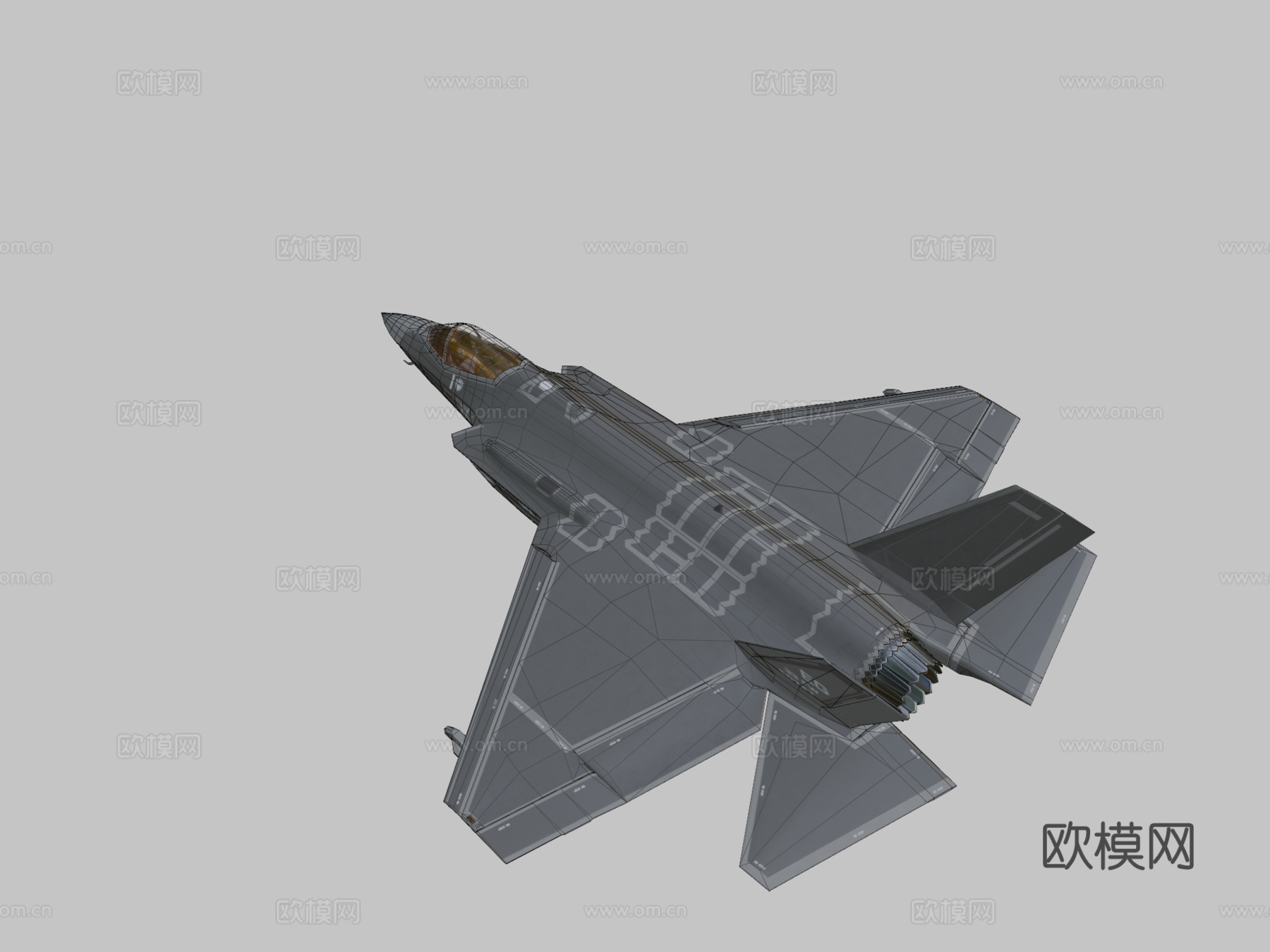 F-35闪电喷气战斗机su模型