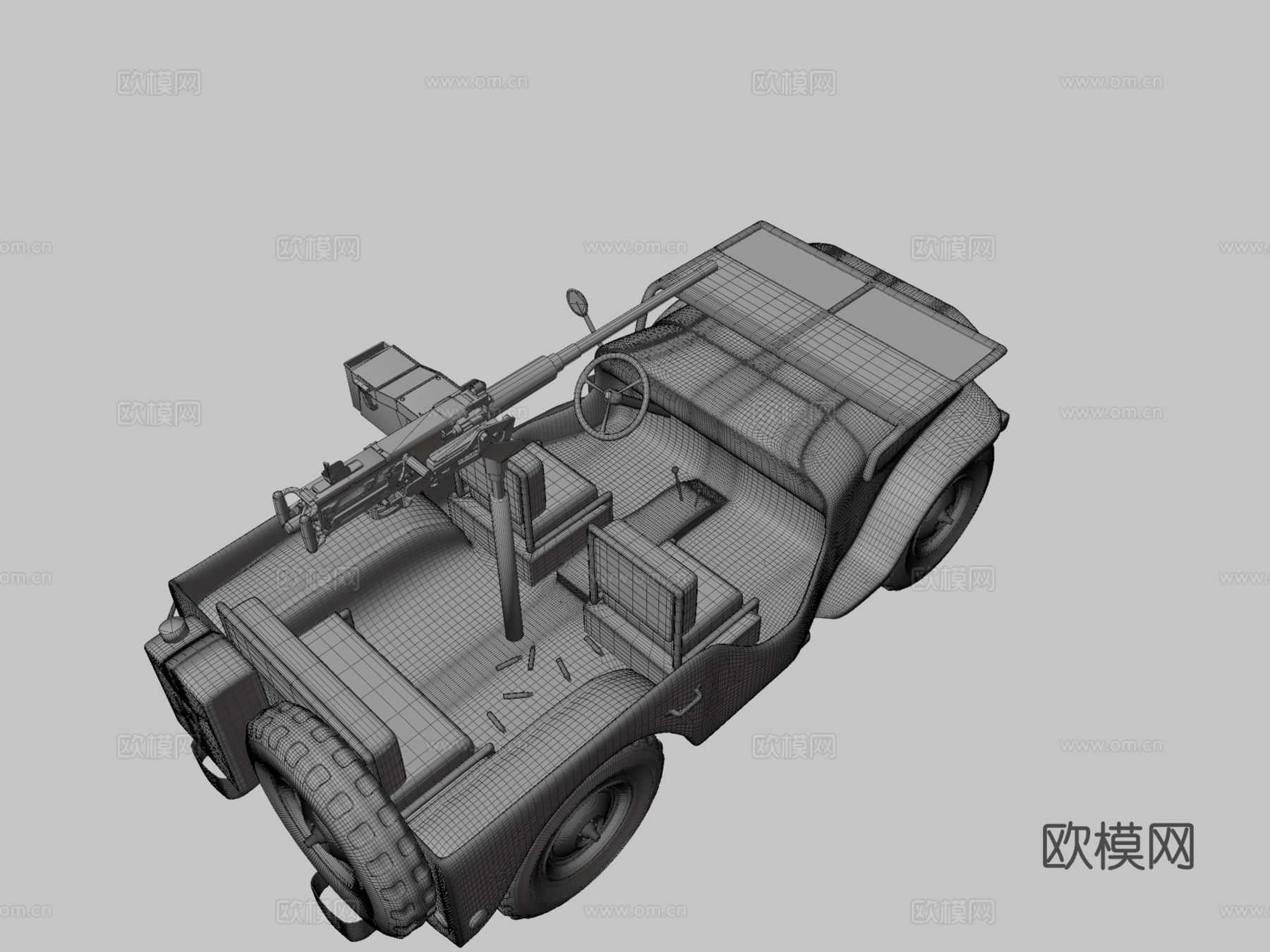 威利斯吉普美国陆军su模型