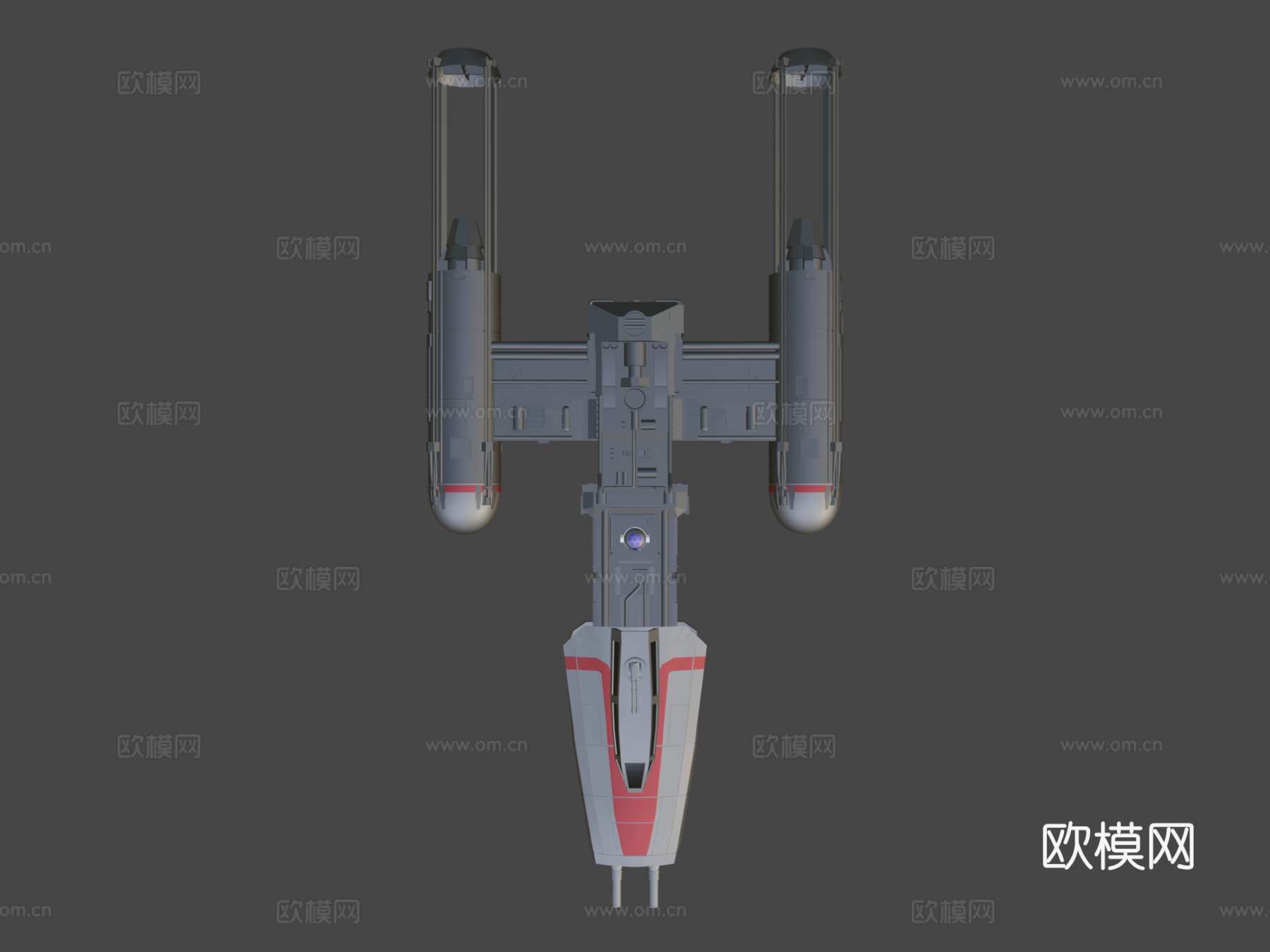 星球大战 - Y翼战机su模型