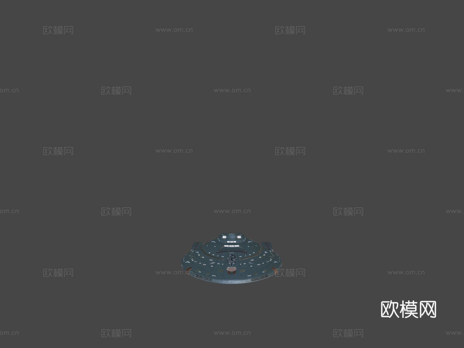 USS 航海家号 4K 纹理星际迷航无畏号su模型