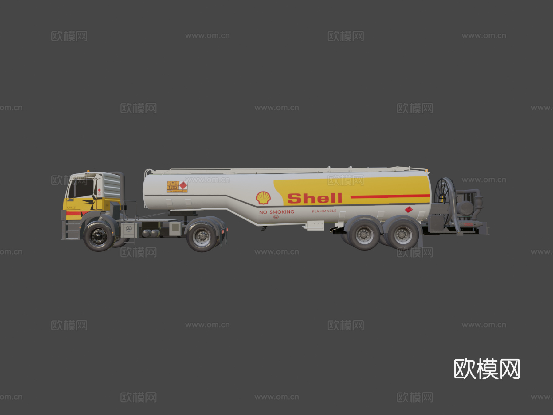 燃料卡车su模型
