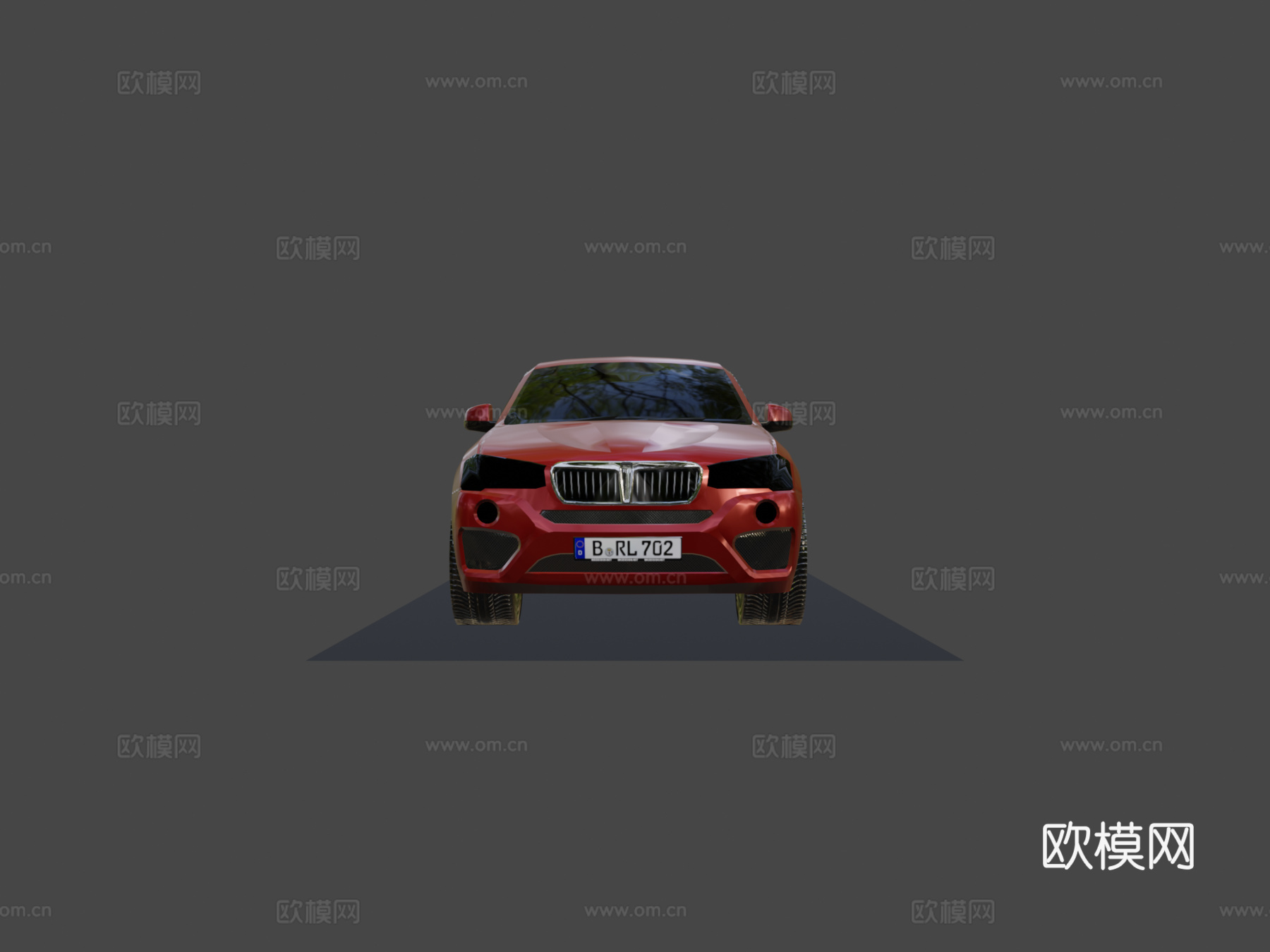 低多边形通用 SUVsu模型