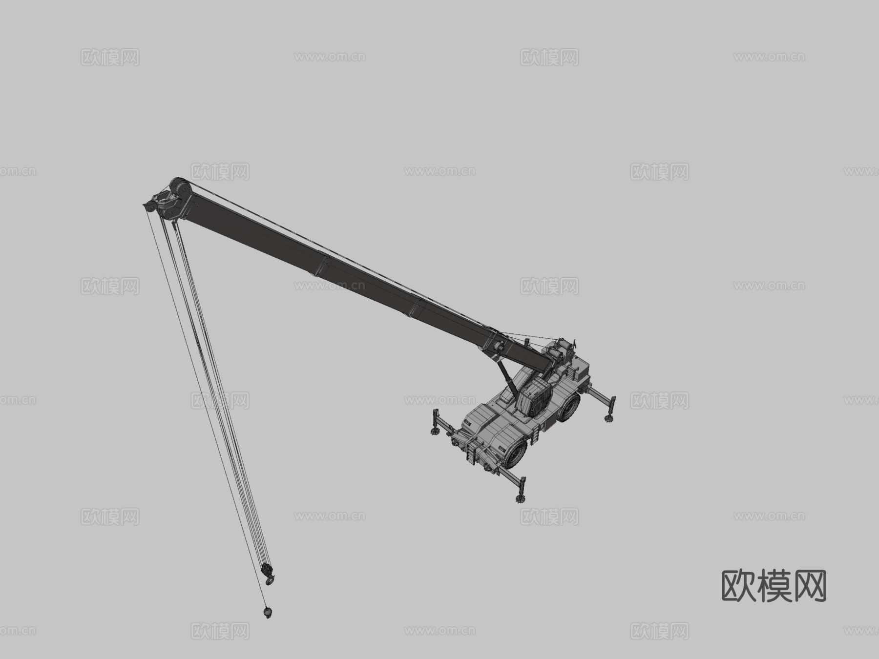起重机su模型