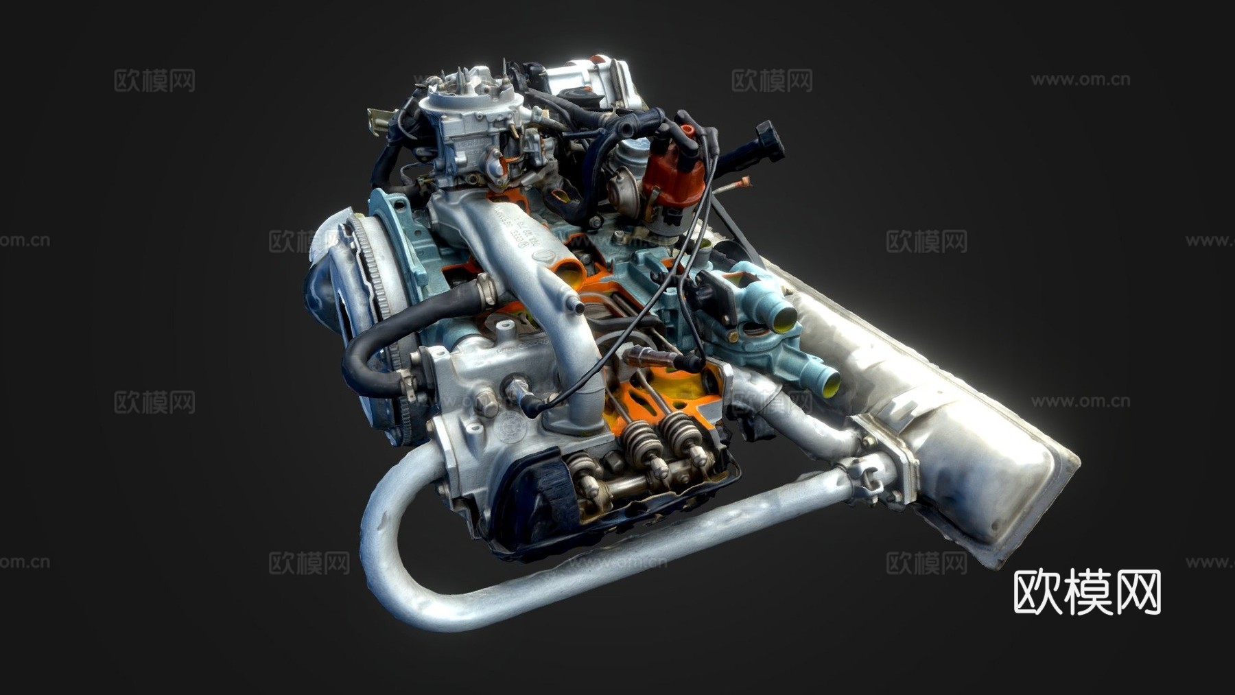 汽车引擎 - 01su模型