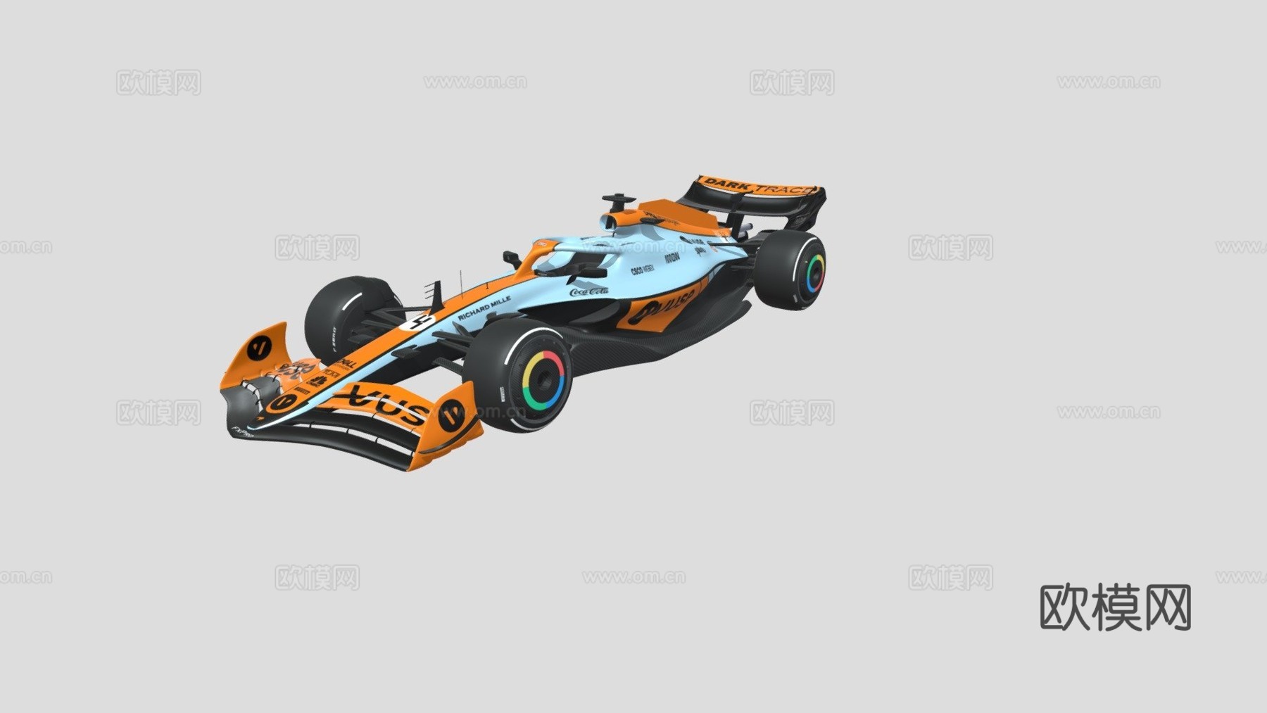 海湾迈凯伦F1 2022汽车su模型