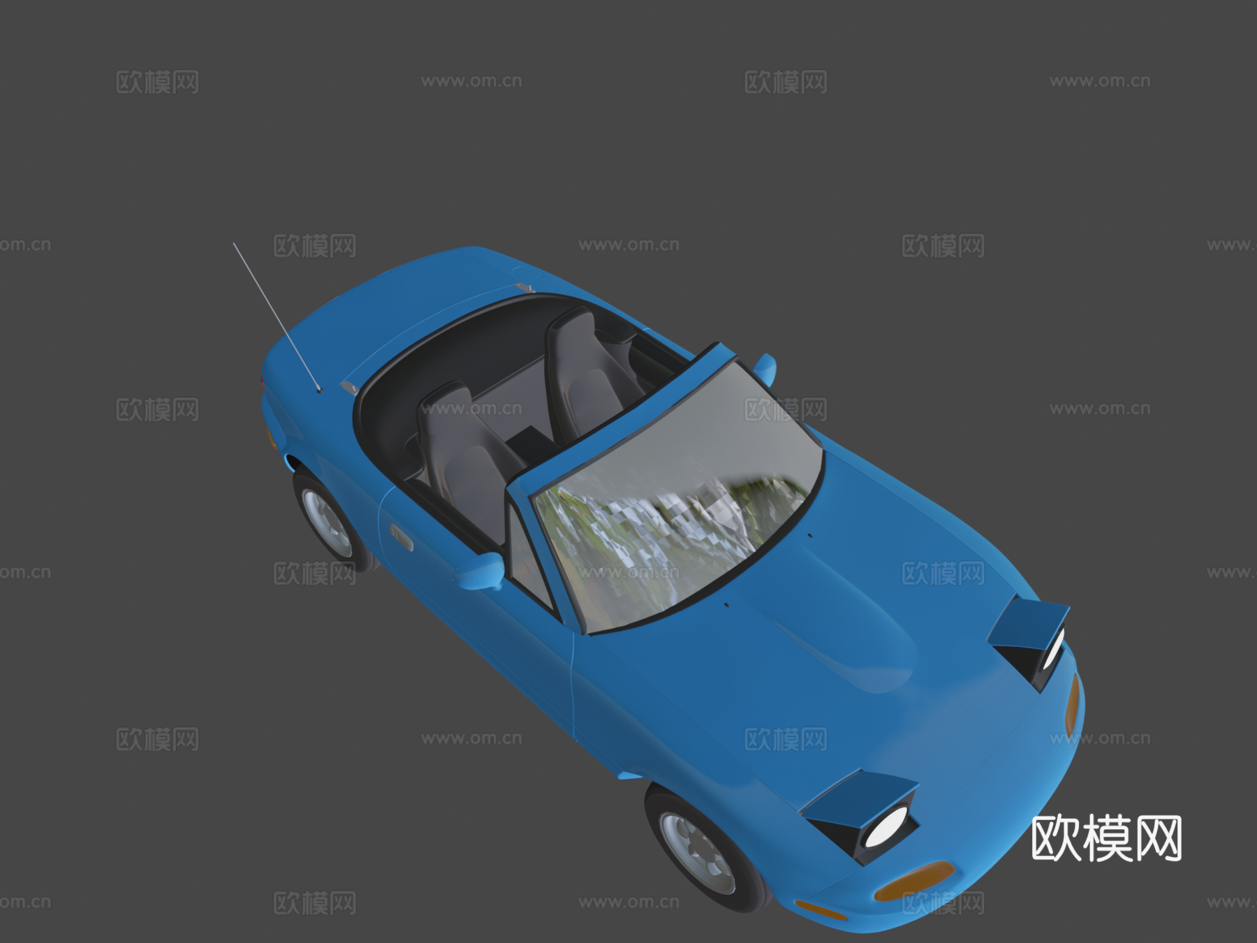 马自达Miata MX-5 NA(高多边形)su模型