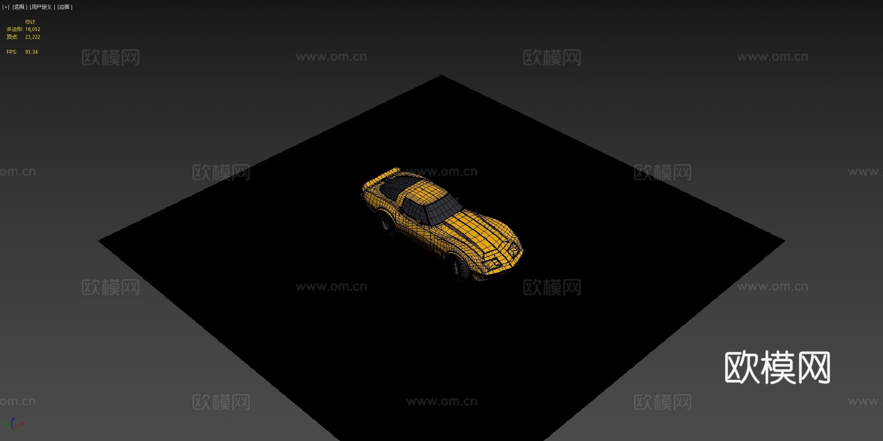 雪佛兰科尔维特 1978su模型