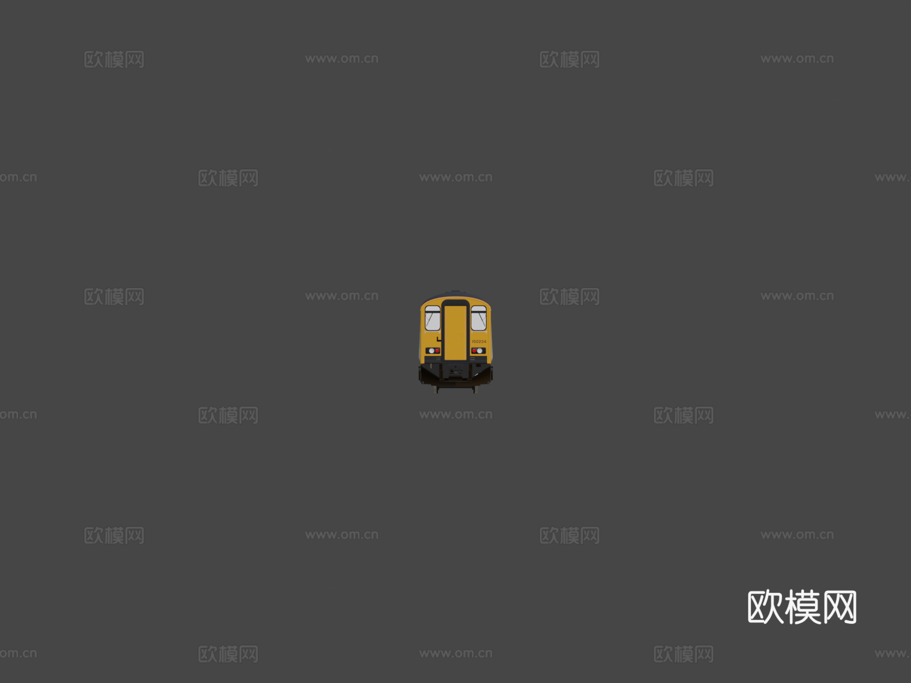 火车-威尔士运输150级DMUsu模型