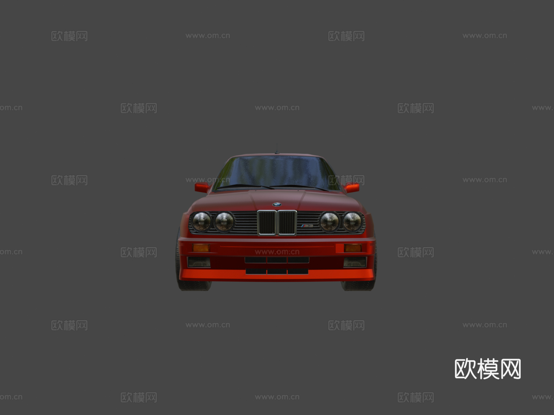 低多边形宝马E30 M3su模型