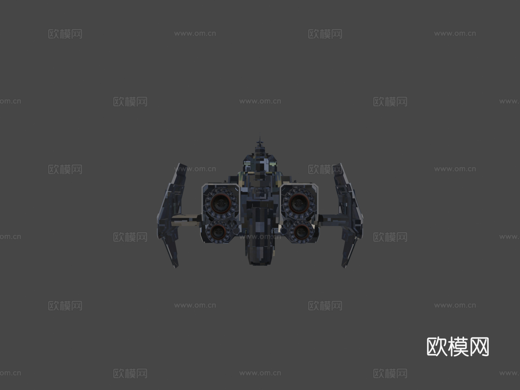 光环 - UNSC 巴拿马 - 穆尔桑级su模型