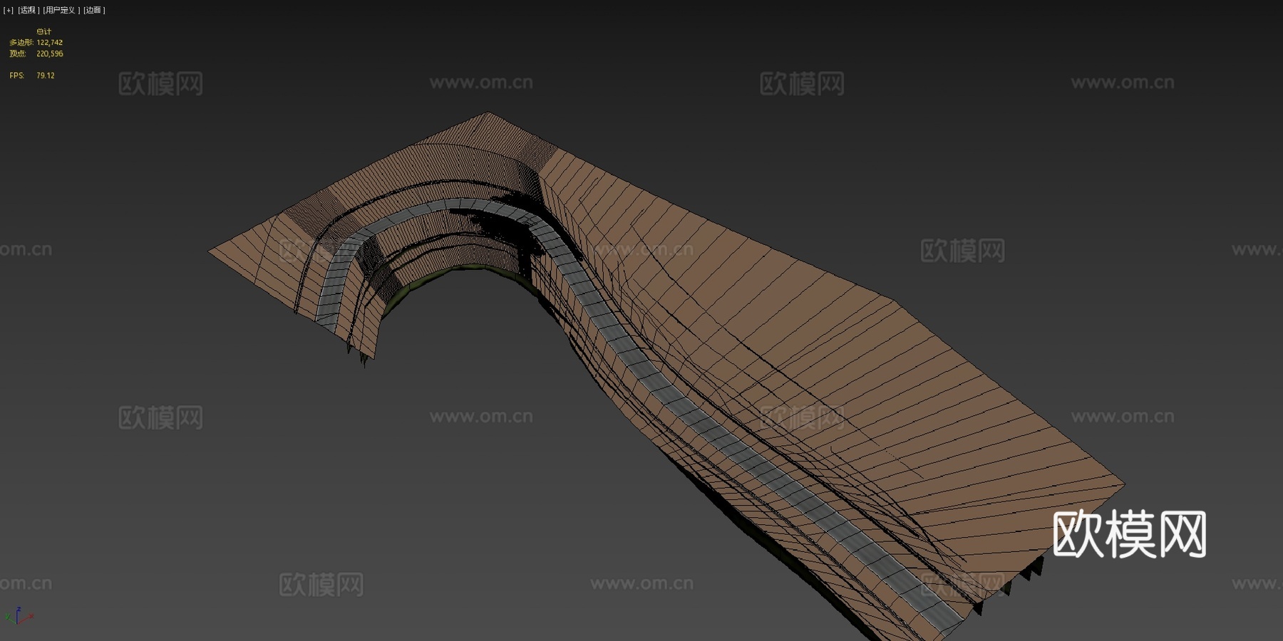 日产尼桑GT3赛道奔跑版su模型