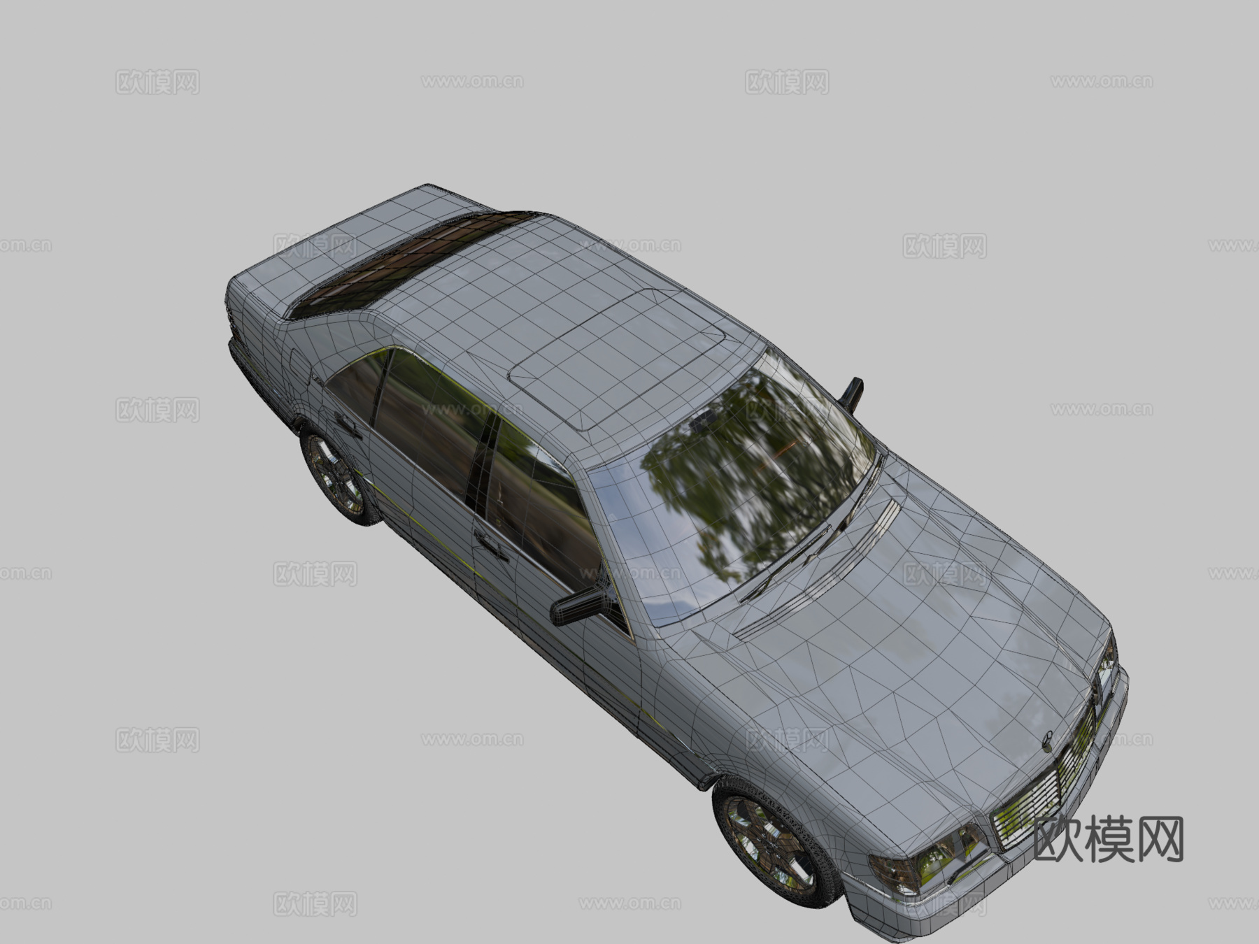 梅赛德斯-奔驰S级W140su模型