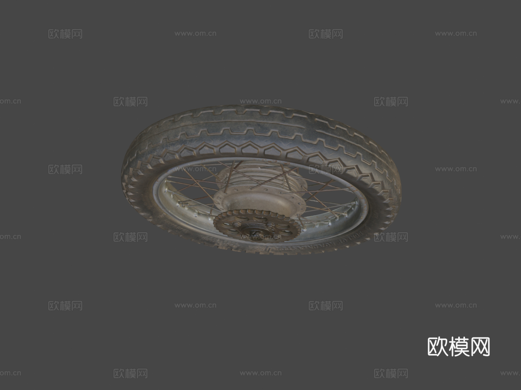 摩托车轮 - 阿泰克伊娃三维扫描su模型