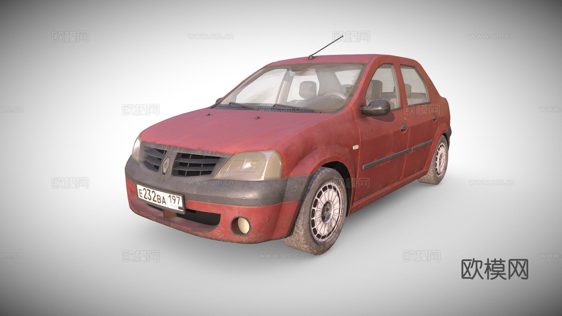 雷诺洛根2004su模型