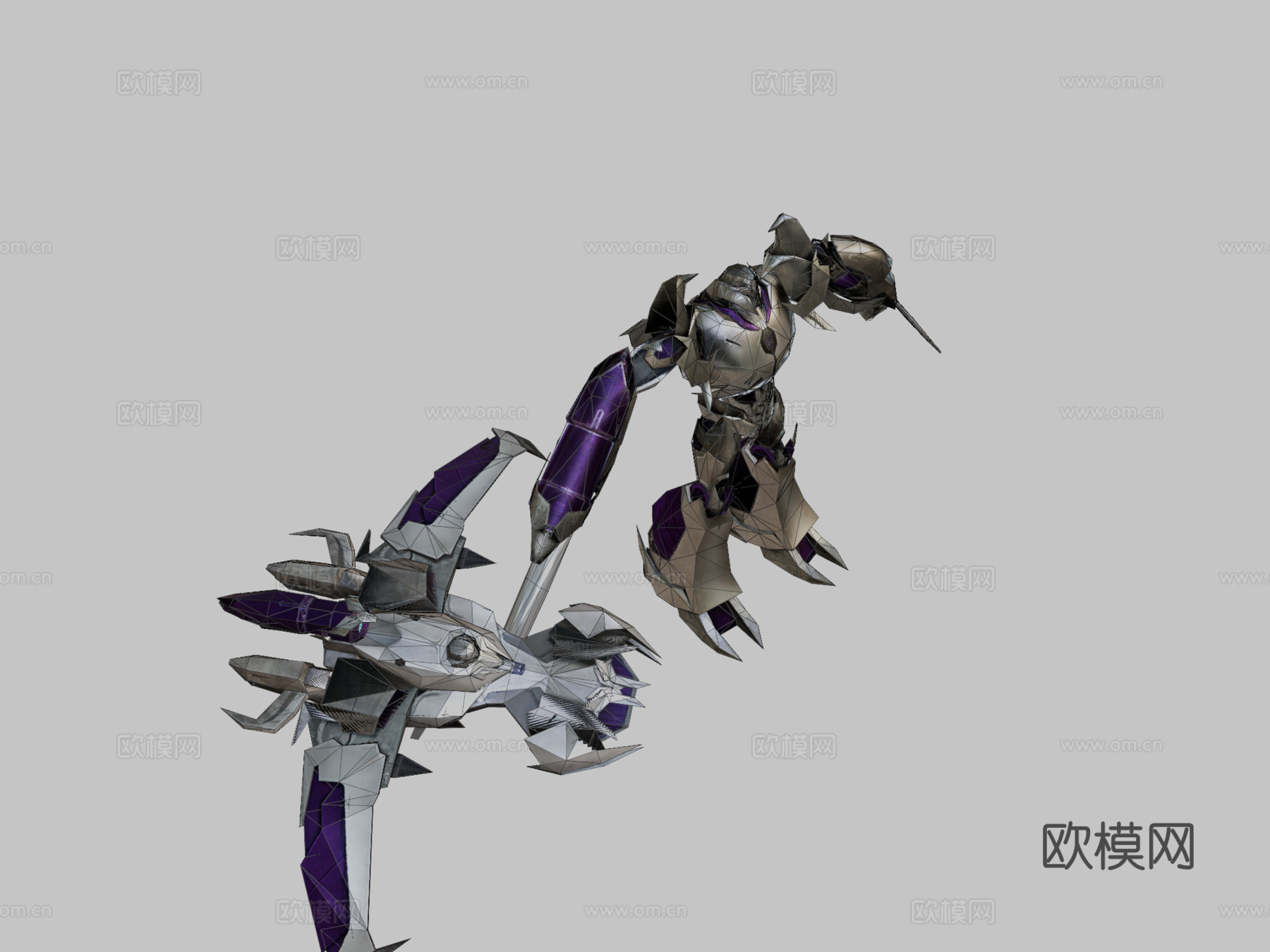 威震天 - 变形金刚领袖之证su模型