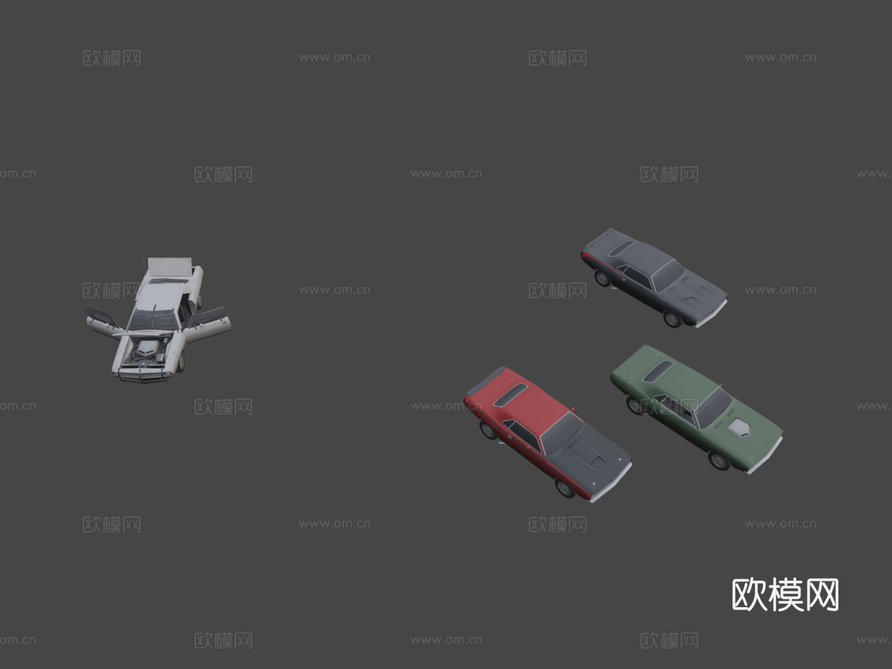 '70普利茅斯梭鱼su模型