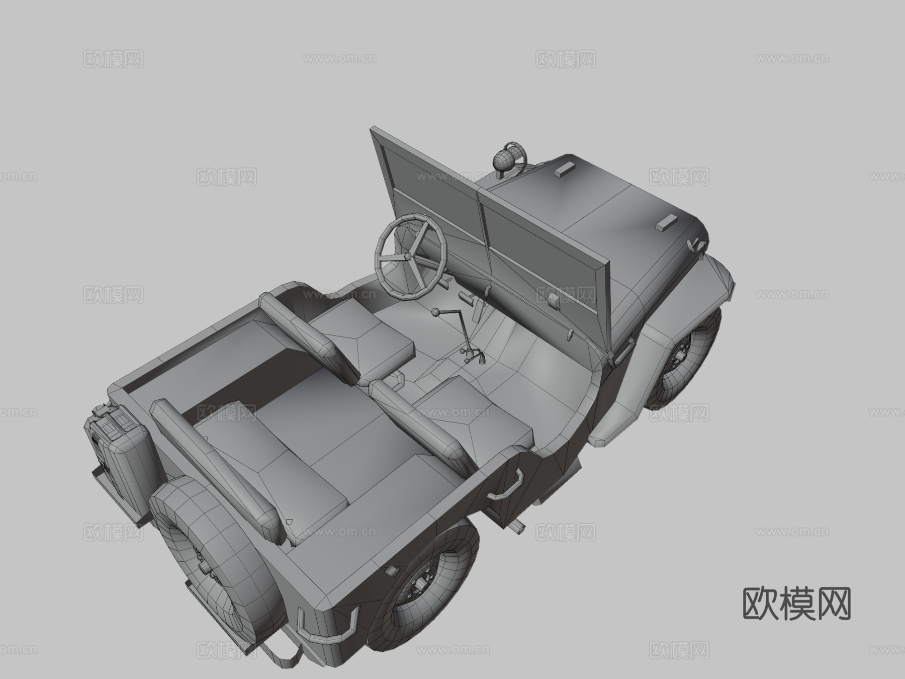 吉普威利斯1944款su模型