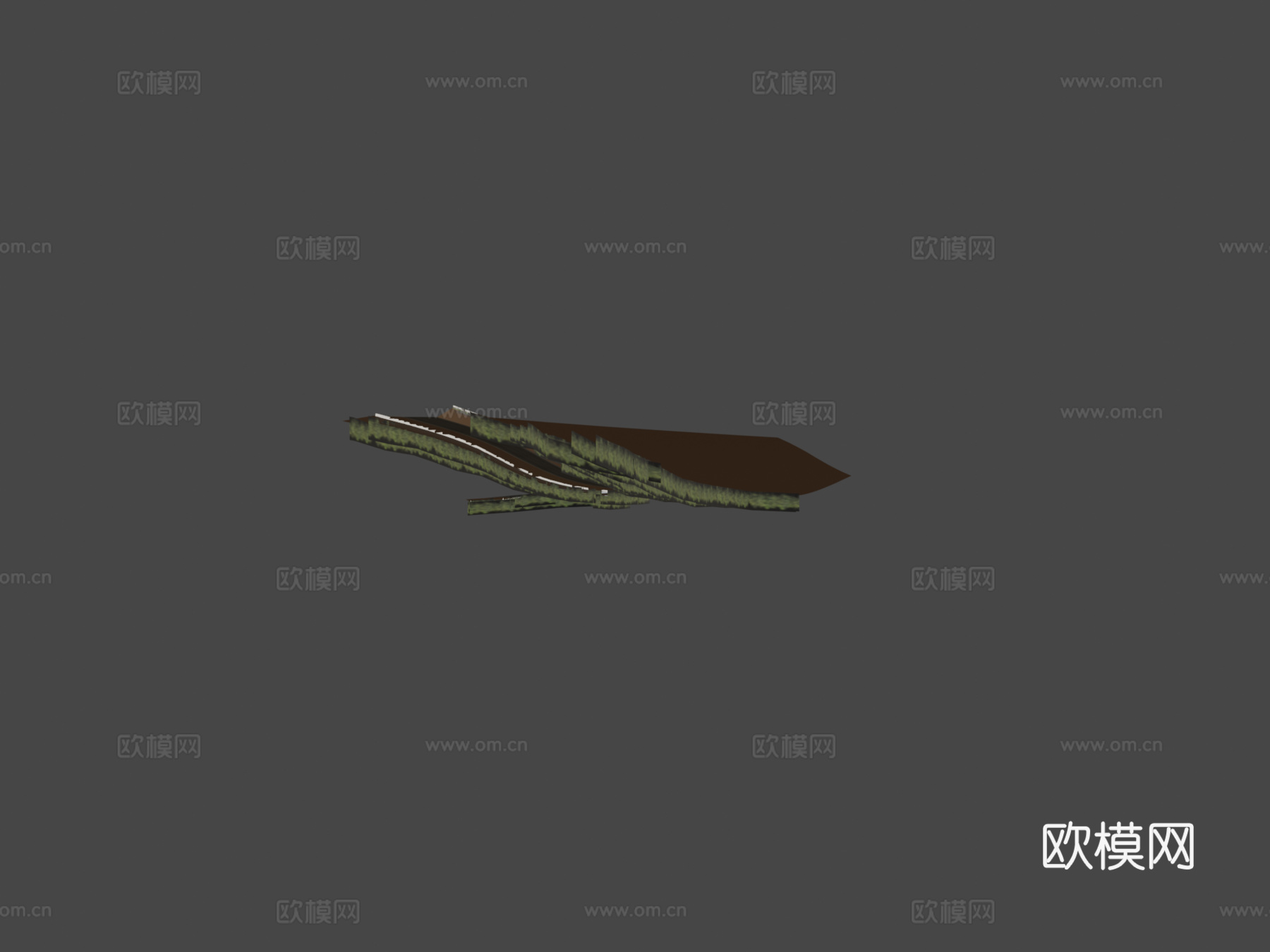 日产尼桑GT3赛道奔跑版su模型