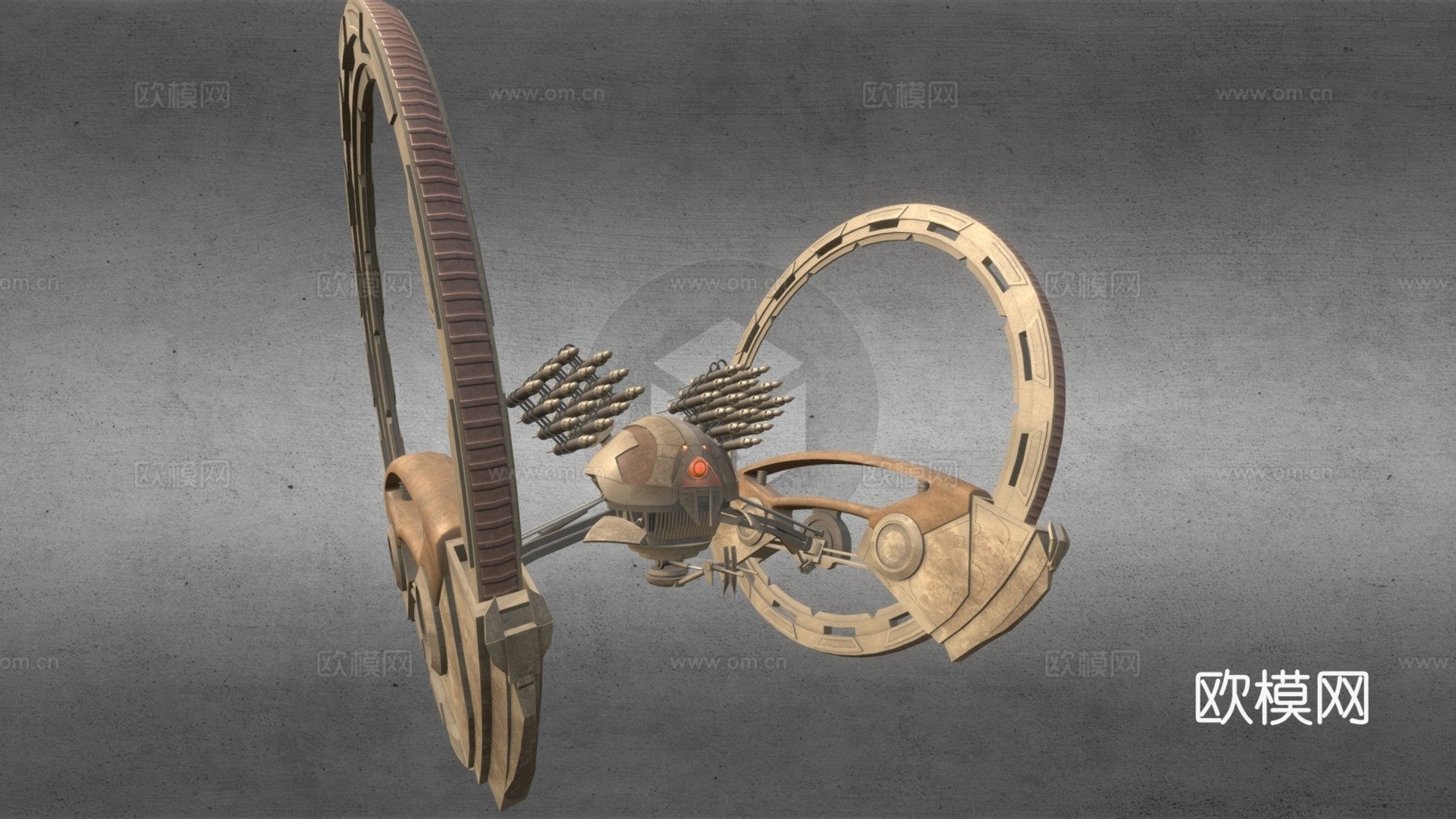 IG-227冰雹级机器人坦克su模型