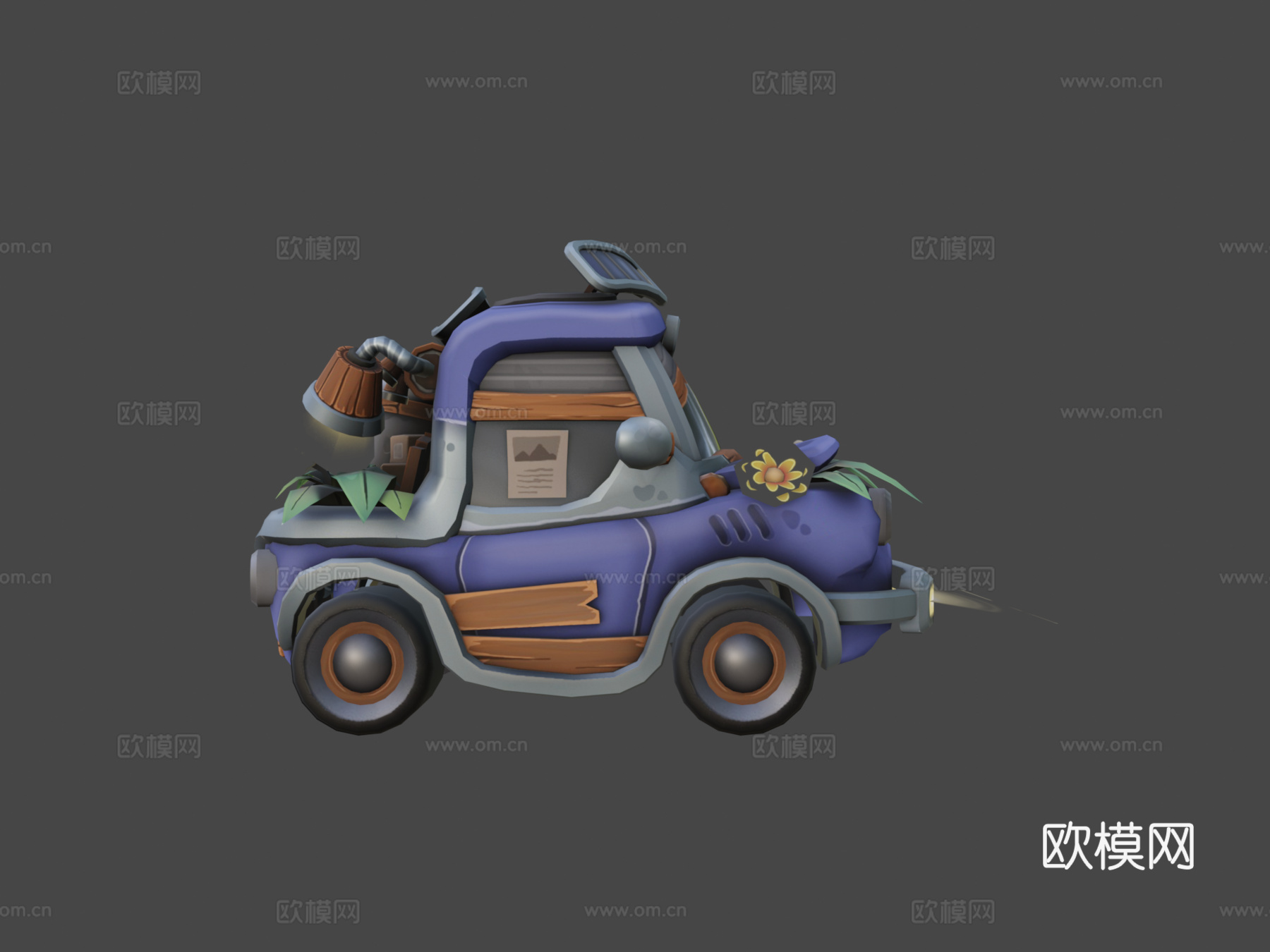 卡通汽车su模型