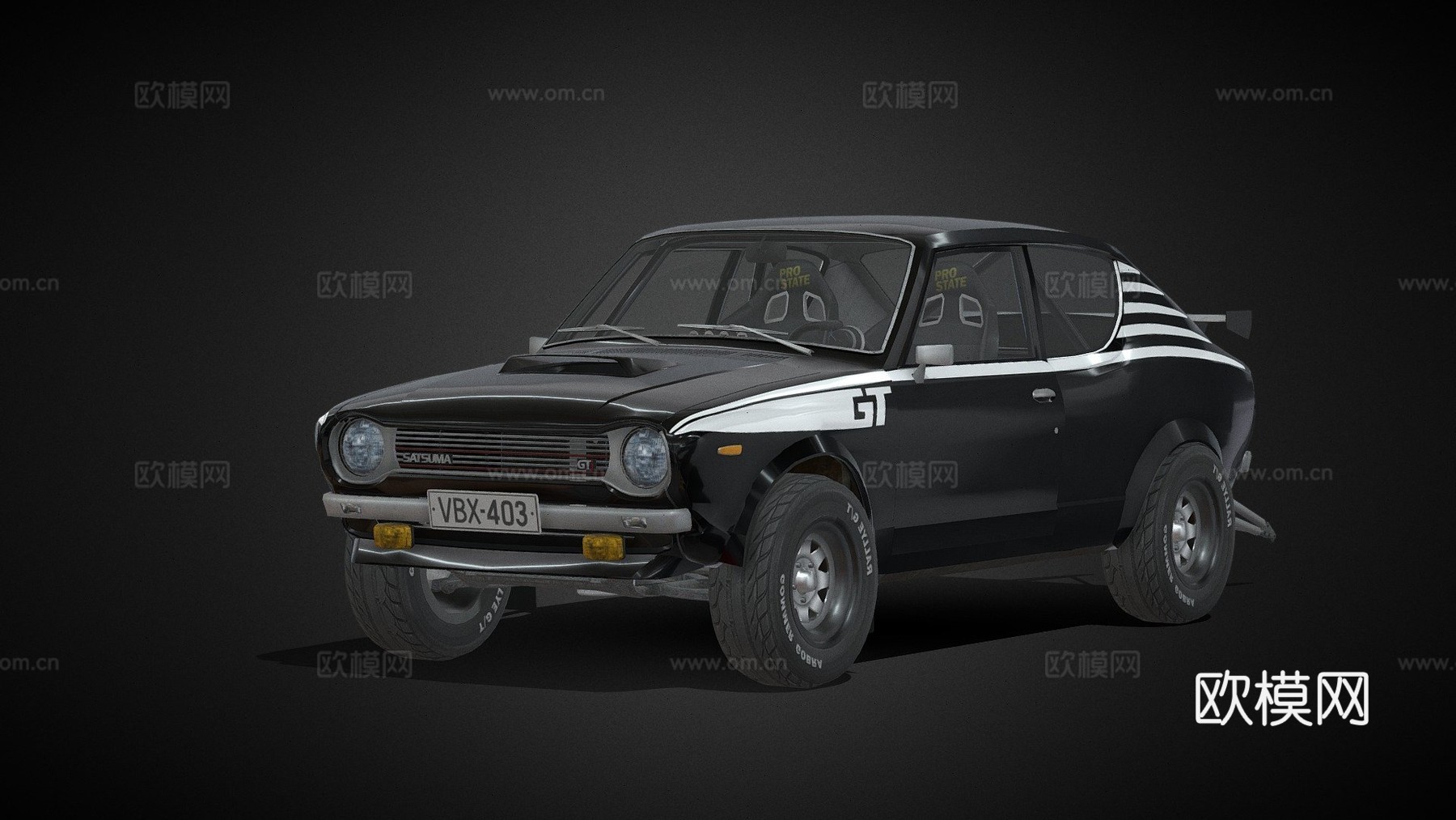 萨楚马GT，达特桑100Asu模型