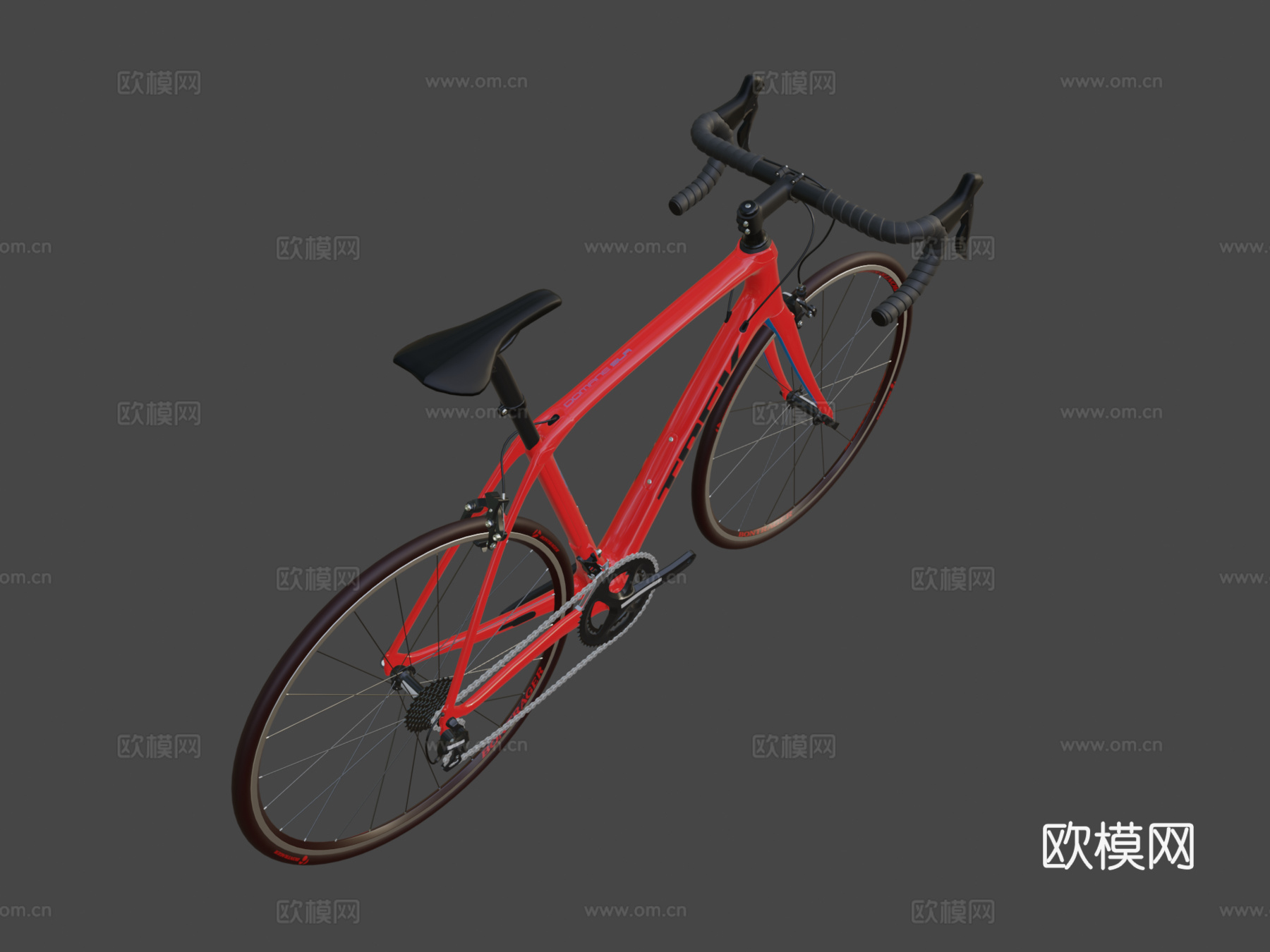 崔克自行车su模型
