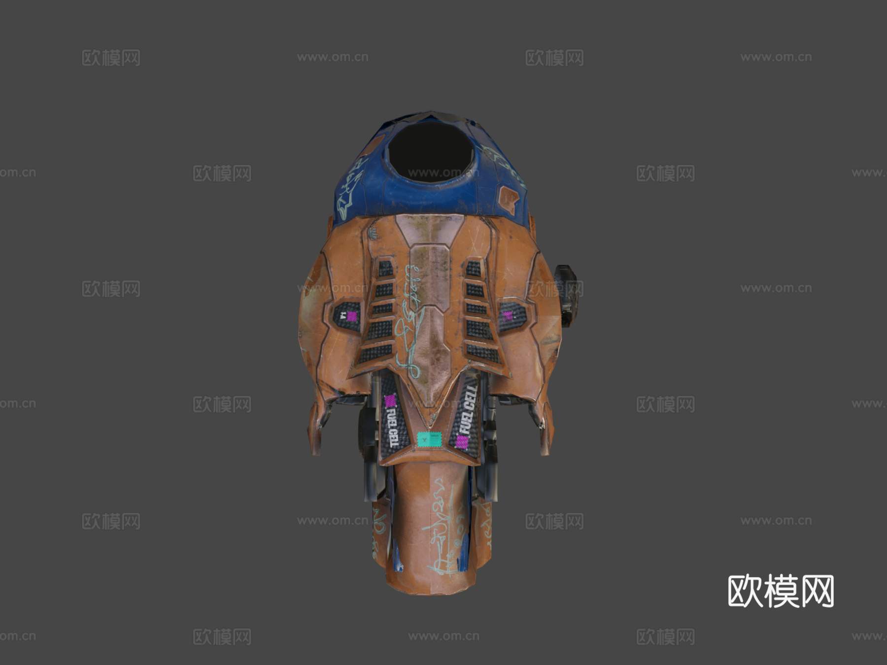 科幻潜艇无人机su模型