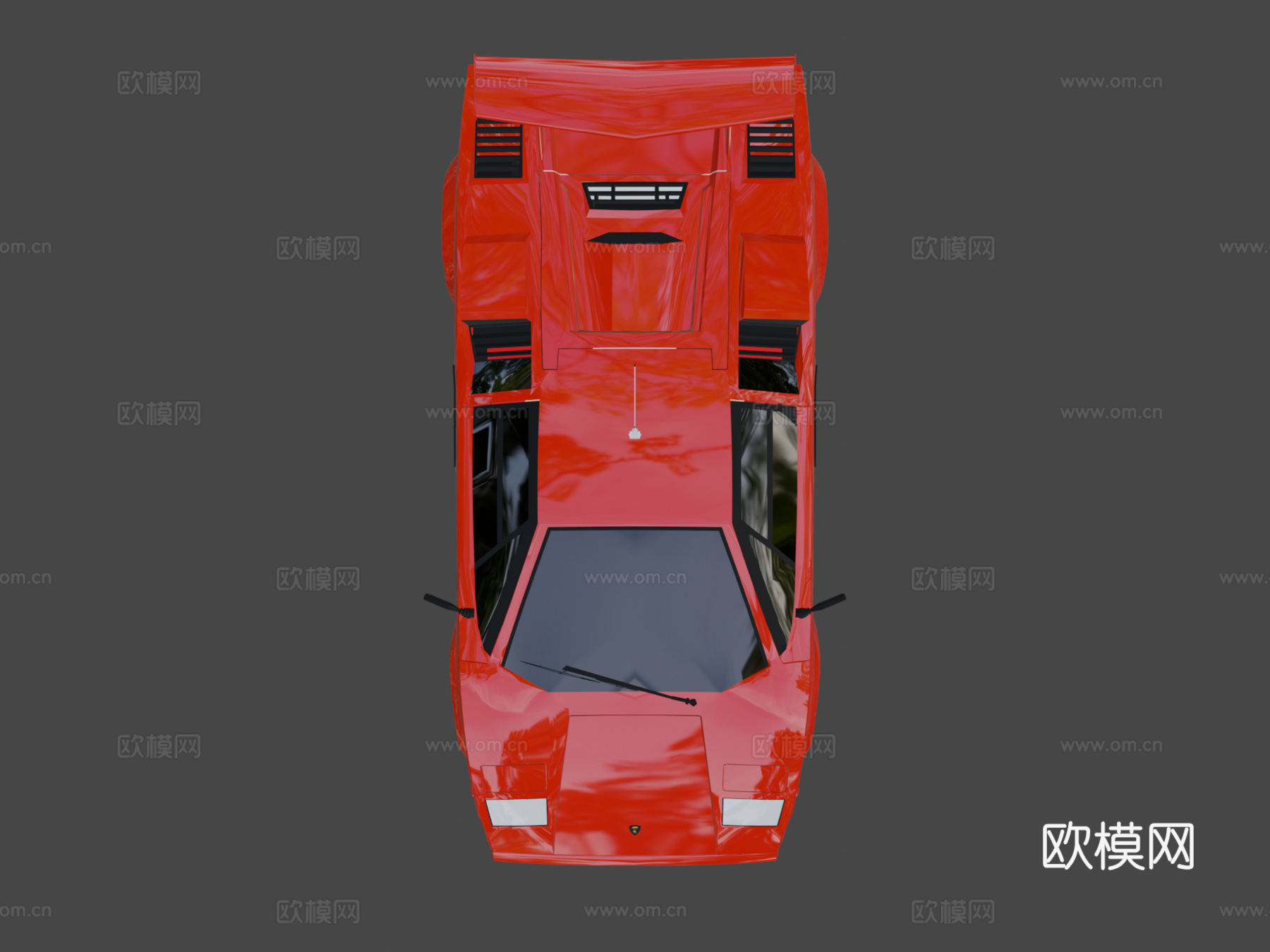 款兰博基尼Countachsu模型