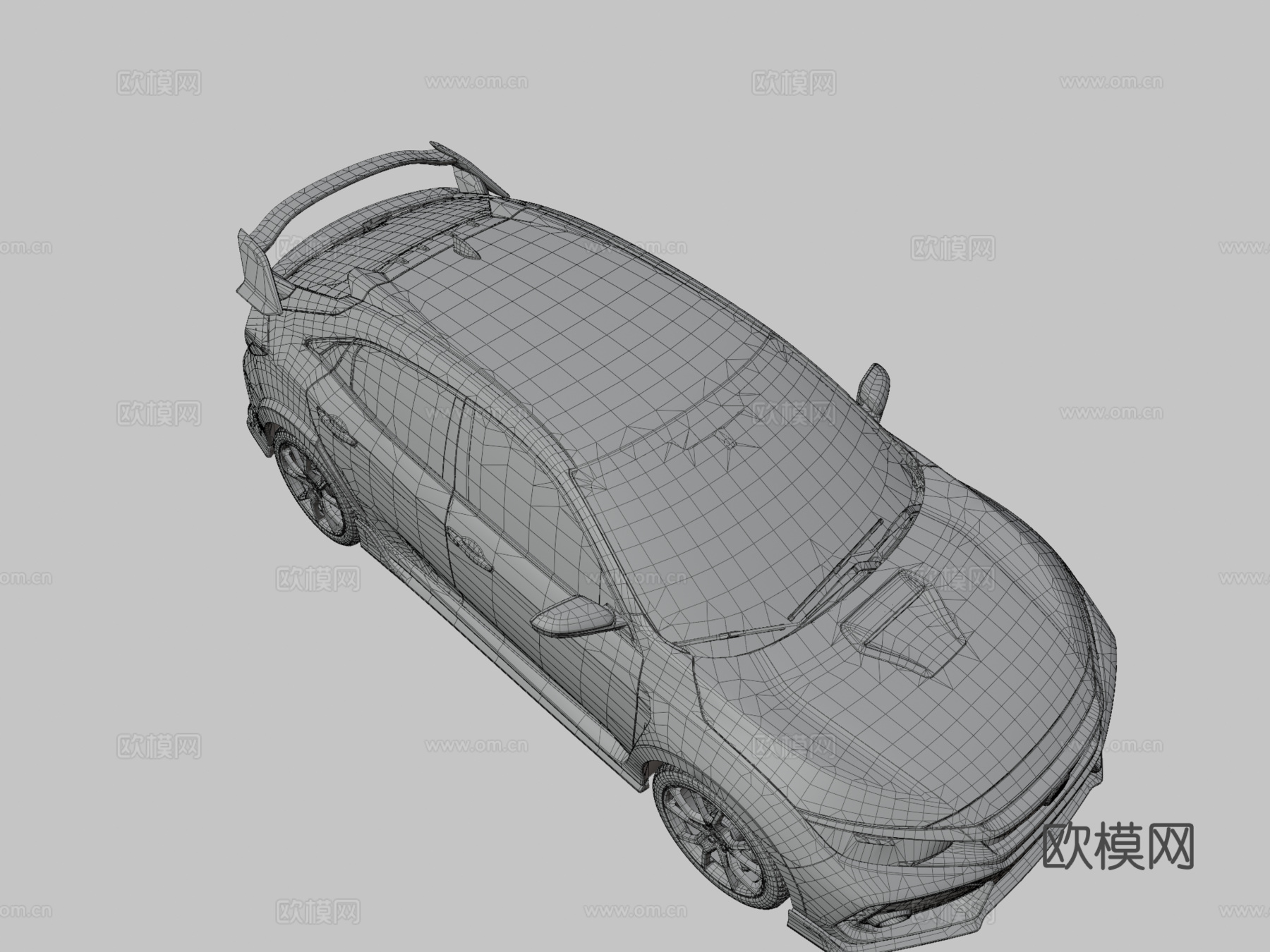 改装本田思域su模型