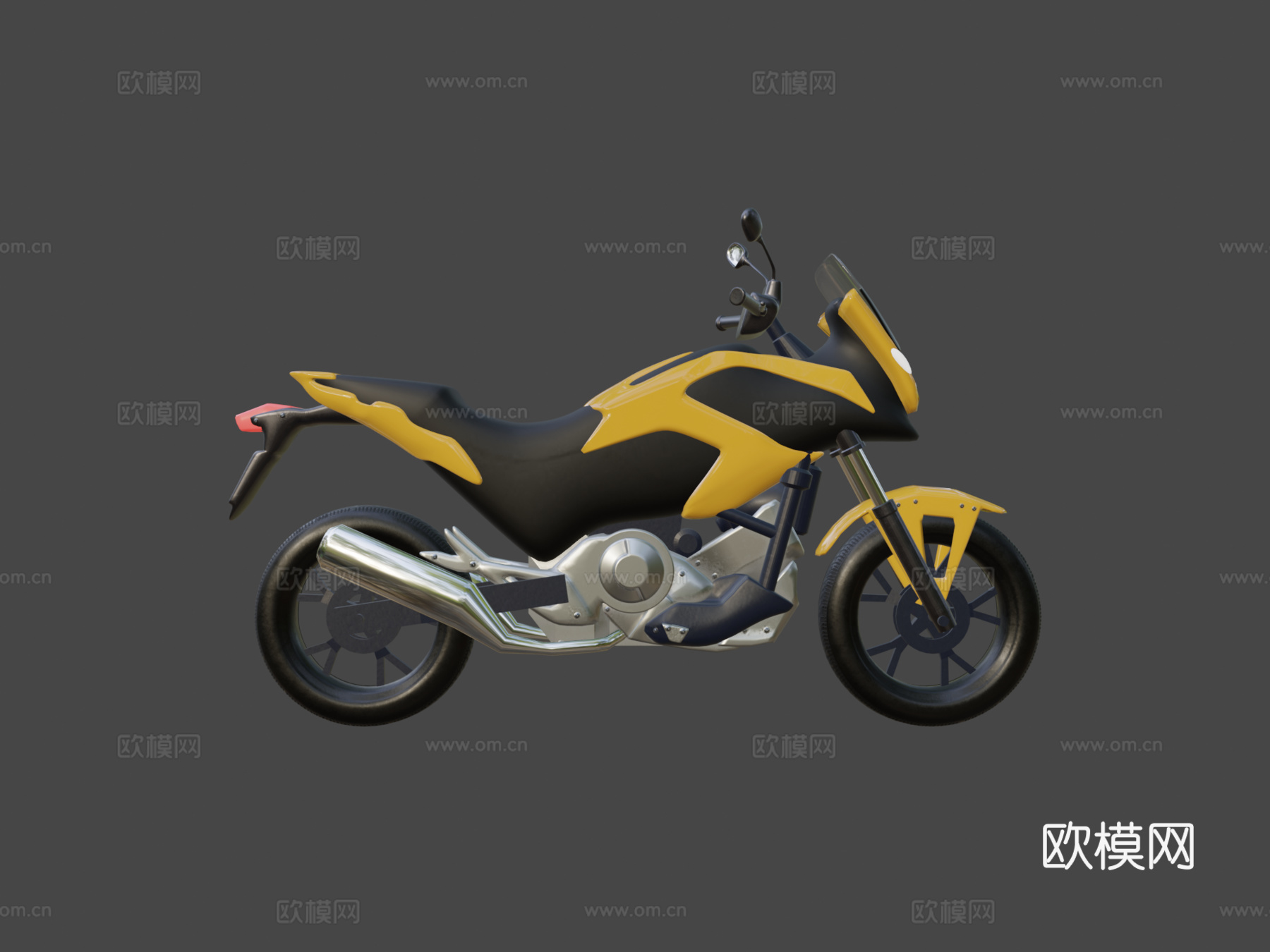 摩托车su模型