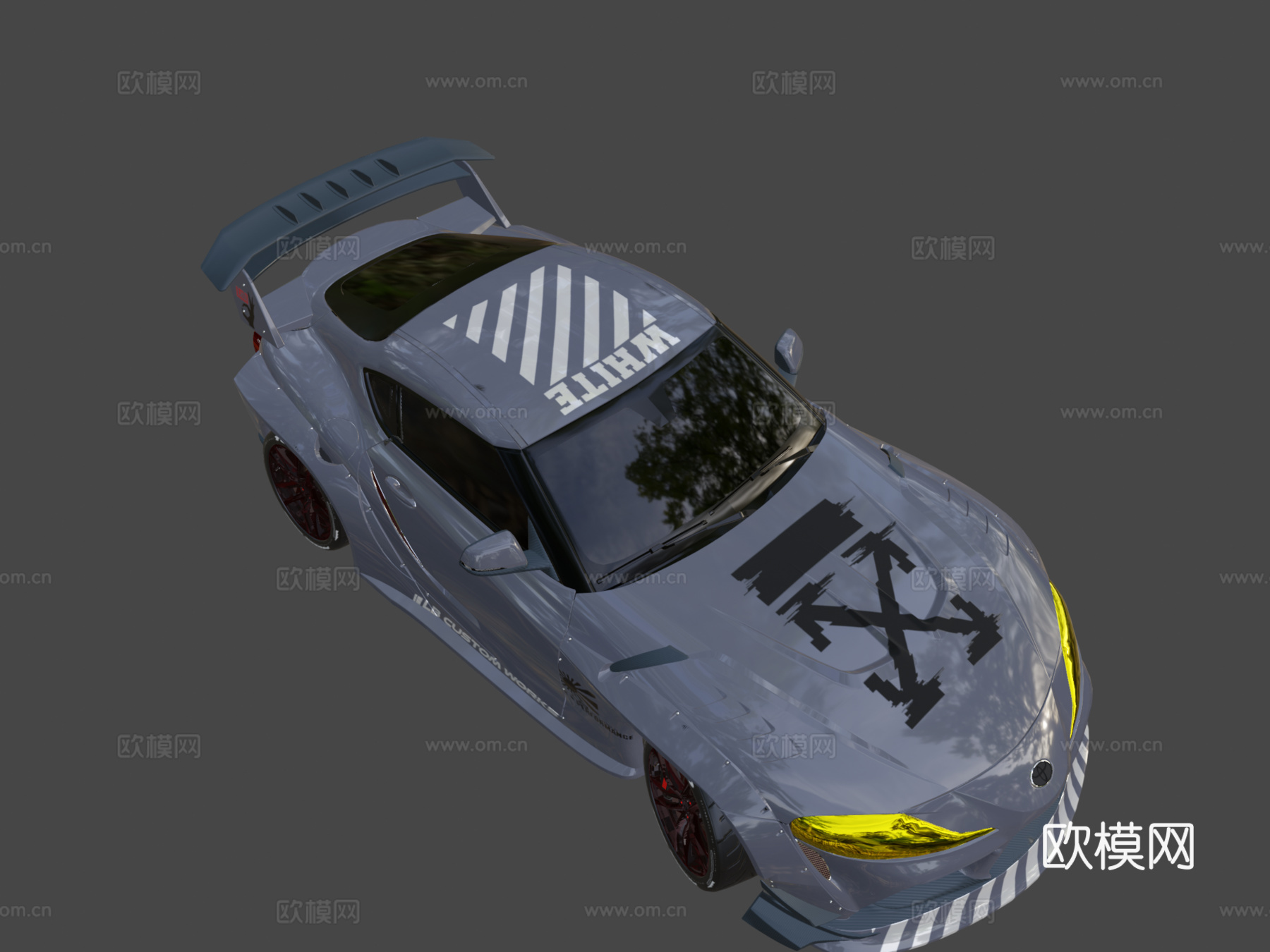 丰田 Supra GR 2020 LB 宽体套件su模型