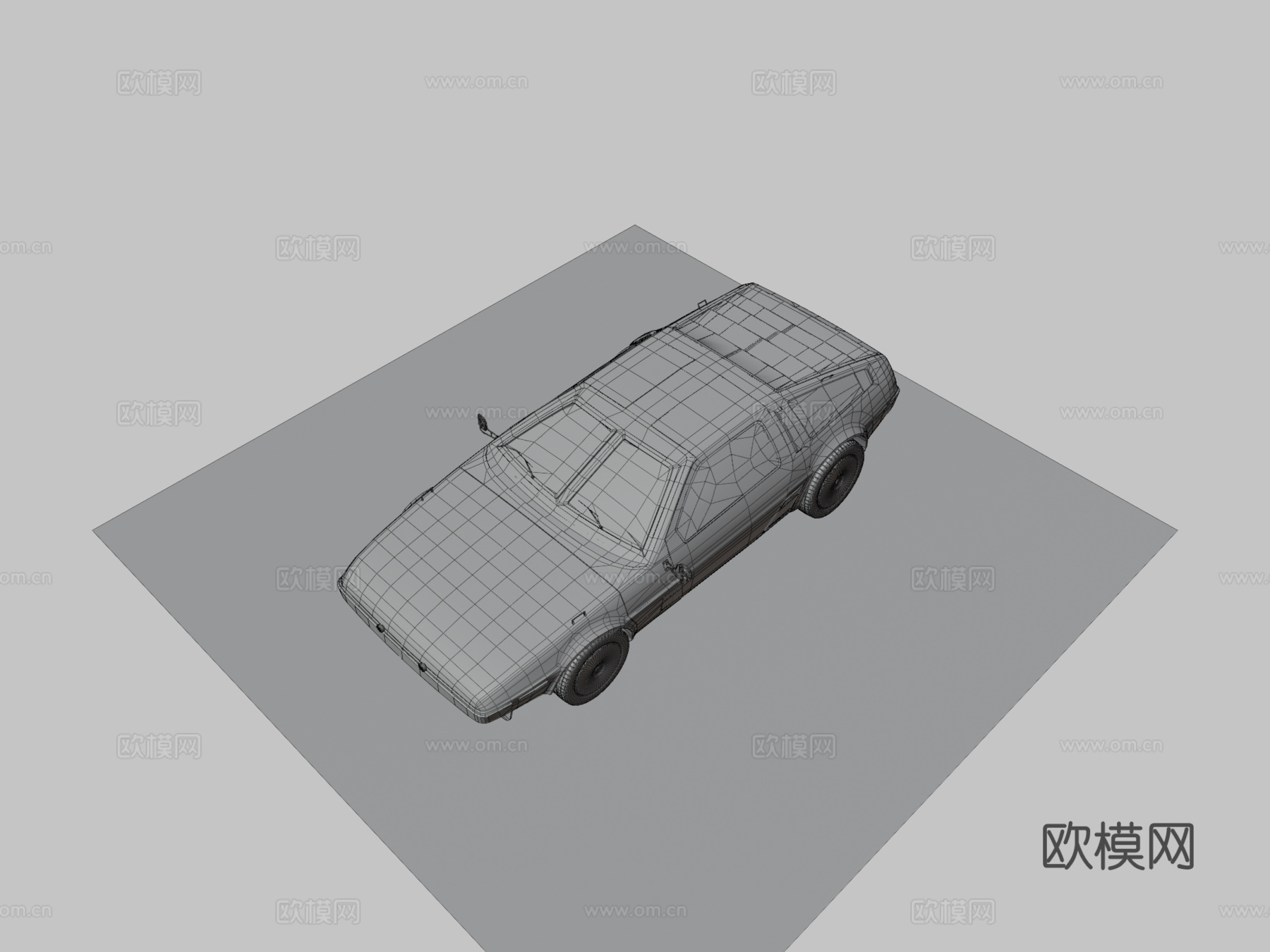 科幻警车su模型